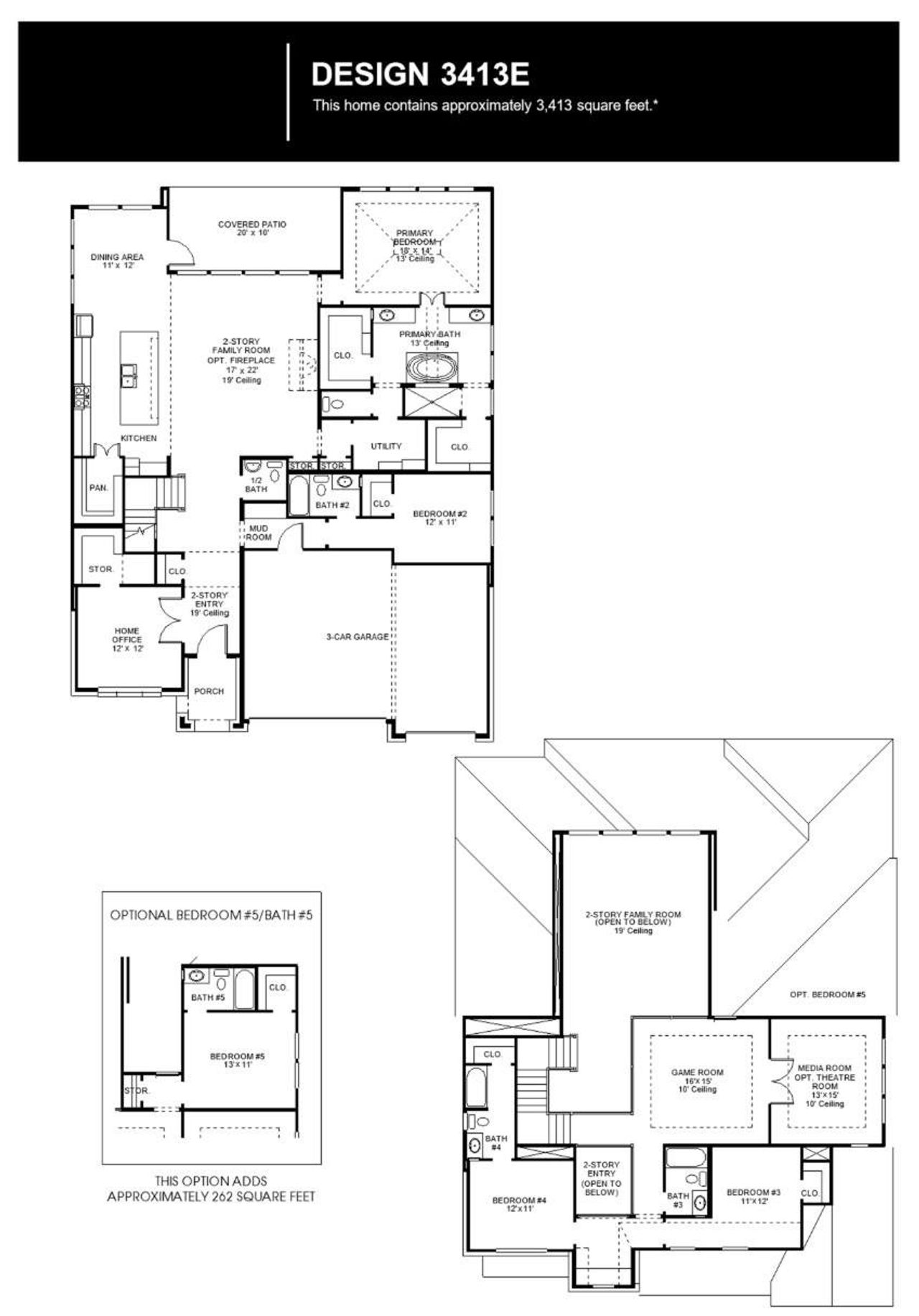 2D floor plan layout of this home in Easton Park, Austin, TX (Image 2). 2D floor plan layout of this home in Easton Park, Austin, TX (Image 2).