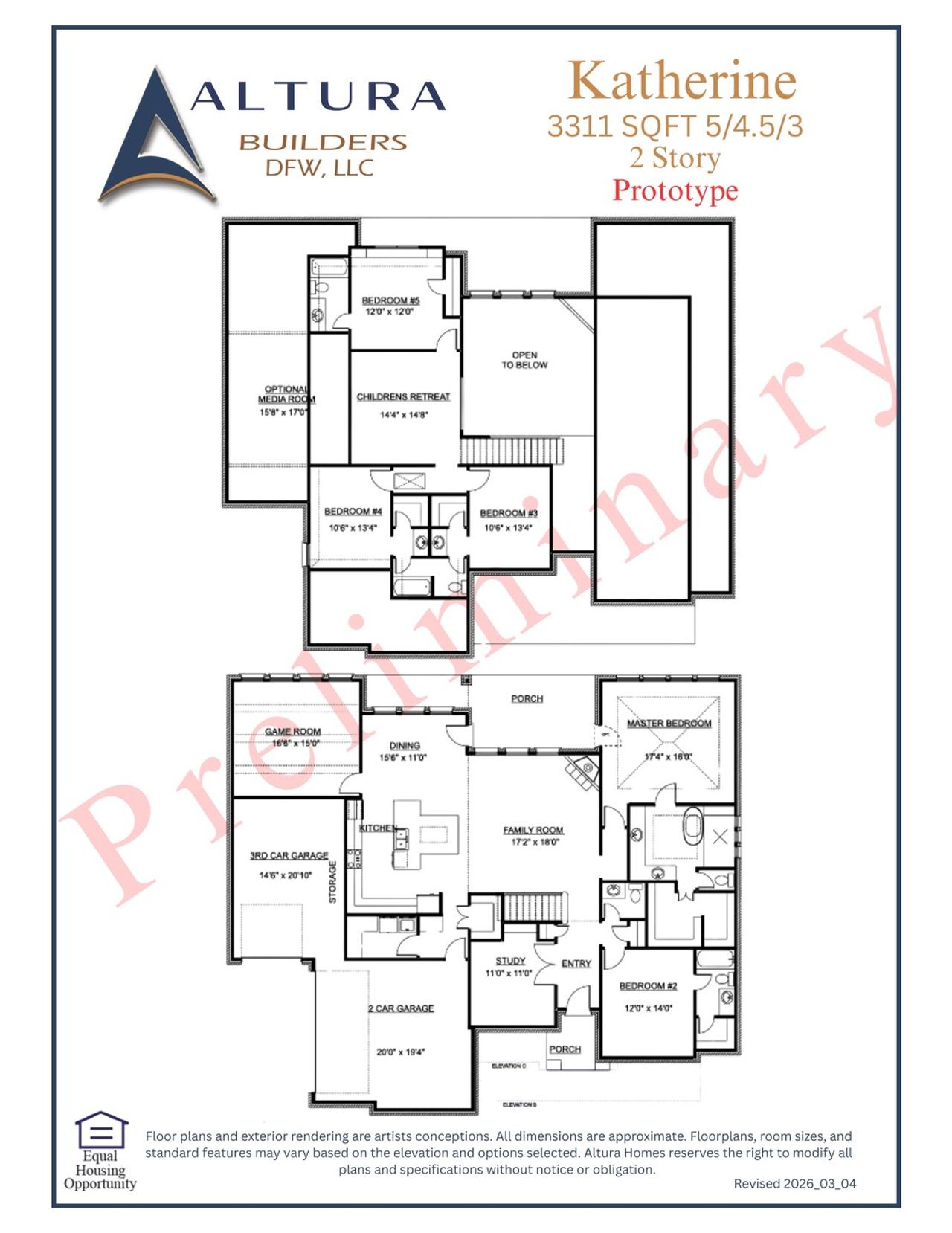 2D floor plan layout for the Katherine by Altura Homes in Valley View, Royse City, TX (Image 2). 2D floor plan layout for the Katherine by Altura Homes in Valley View, Royse City, TX (Image 2).