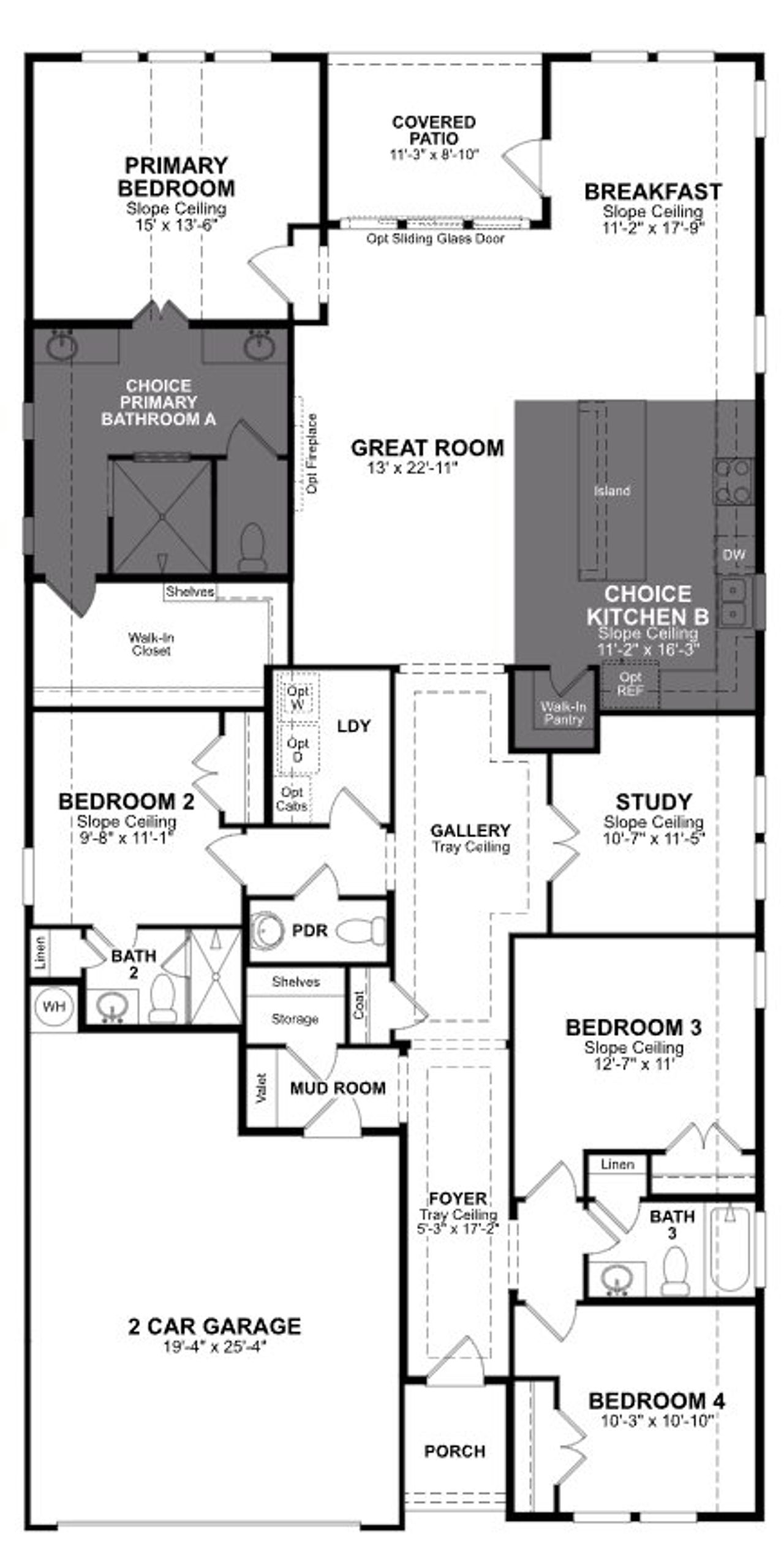 2D floor plan layout of this home in Flat Creek, Castroville, TX (Image 2). 2D floor plan layout of this home in Flat Creek, Castroville, TX (Image 2).