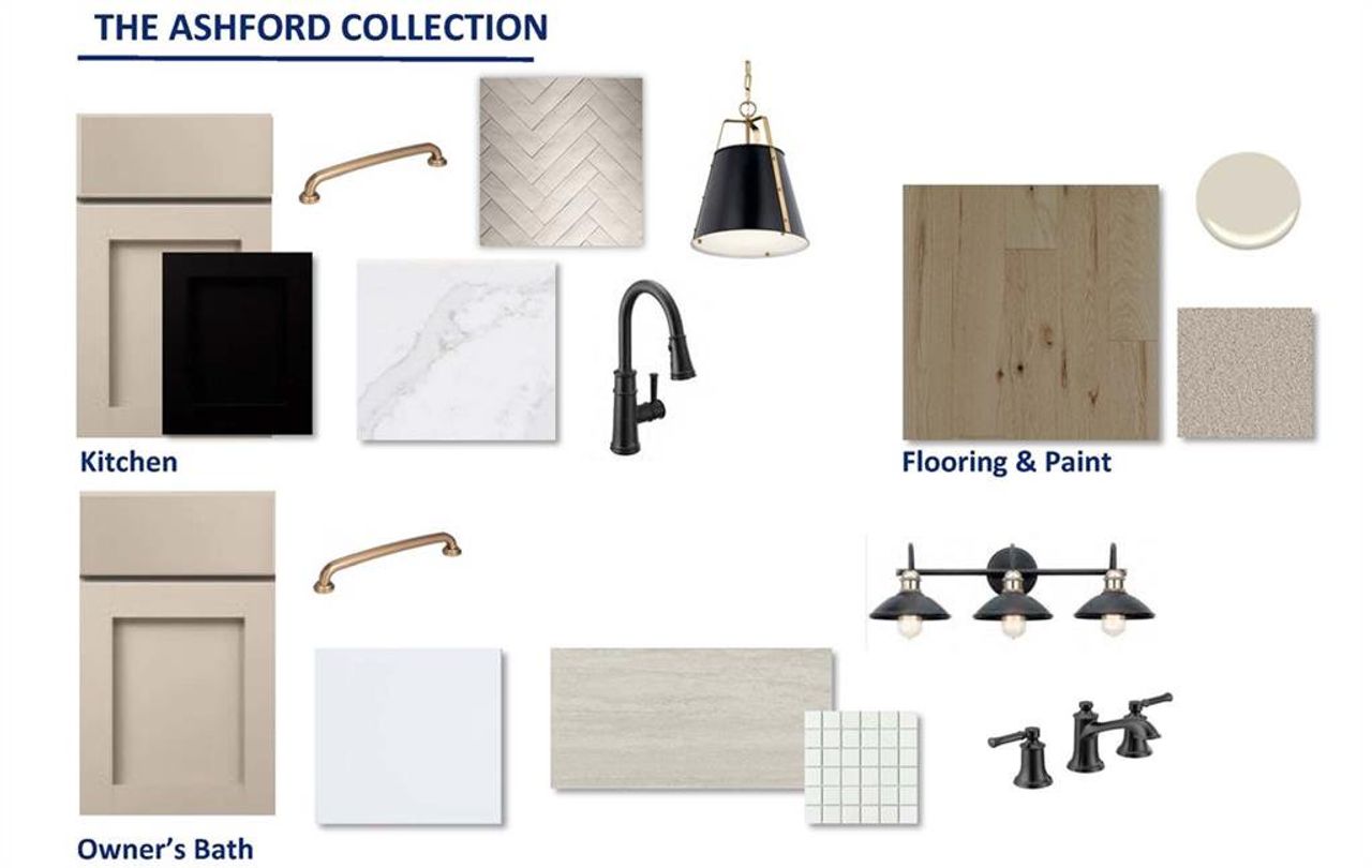 Sample of building materials used in homes in Havencroft, Woodstock (Image 2).