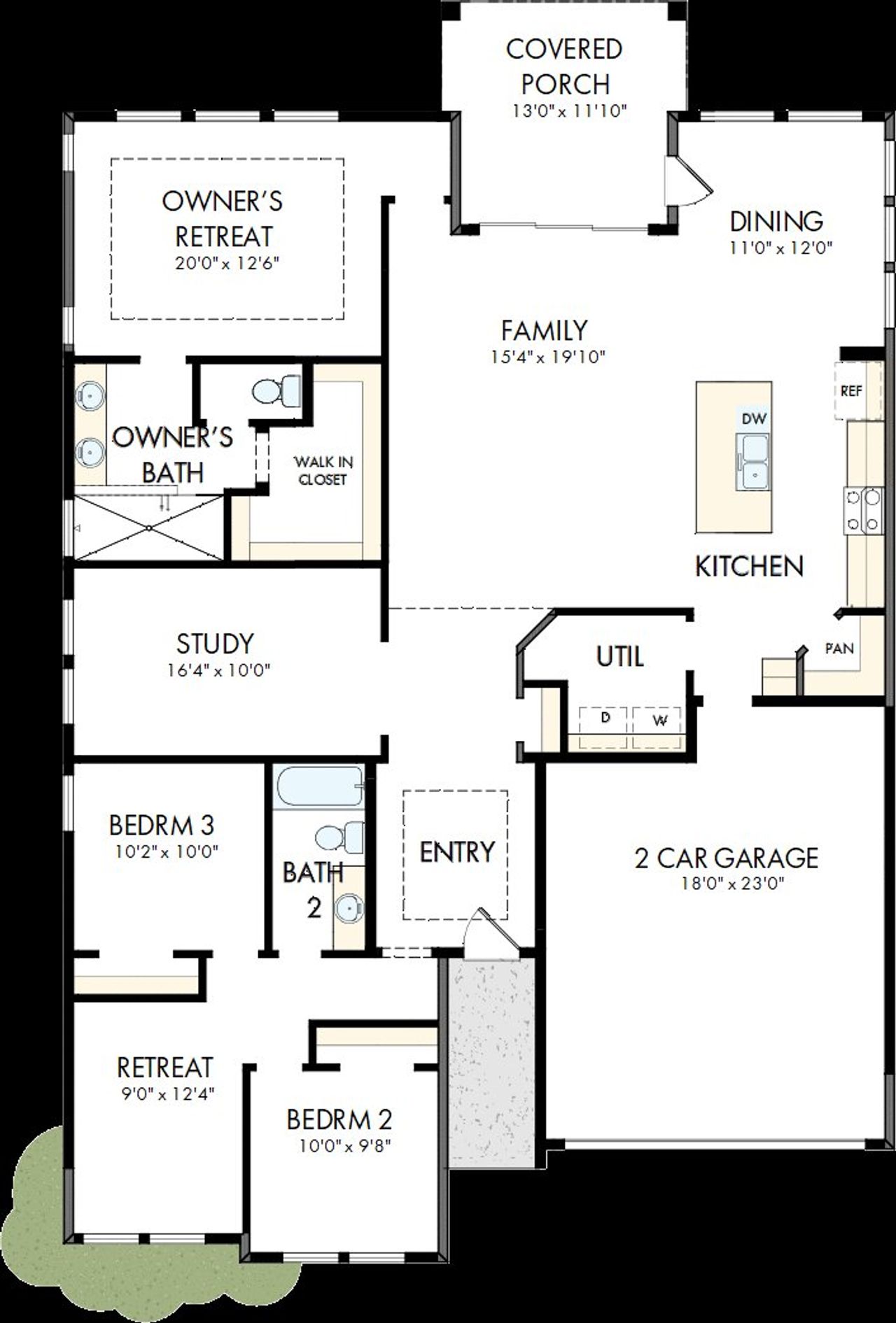 2D floor plan layout of this home in Wildrye, Waller, TX (Image 2). 2D floor plan layout of this home in Wildrye, Waller, TX (Image 2).