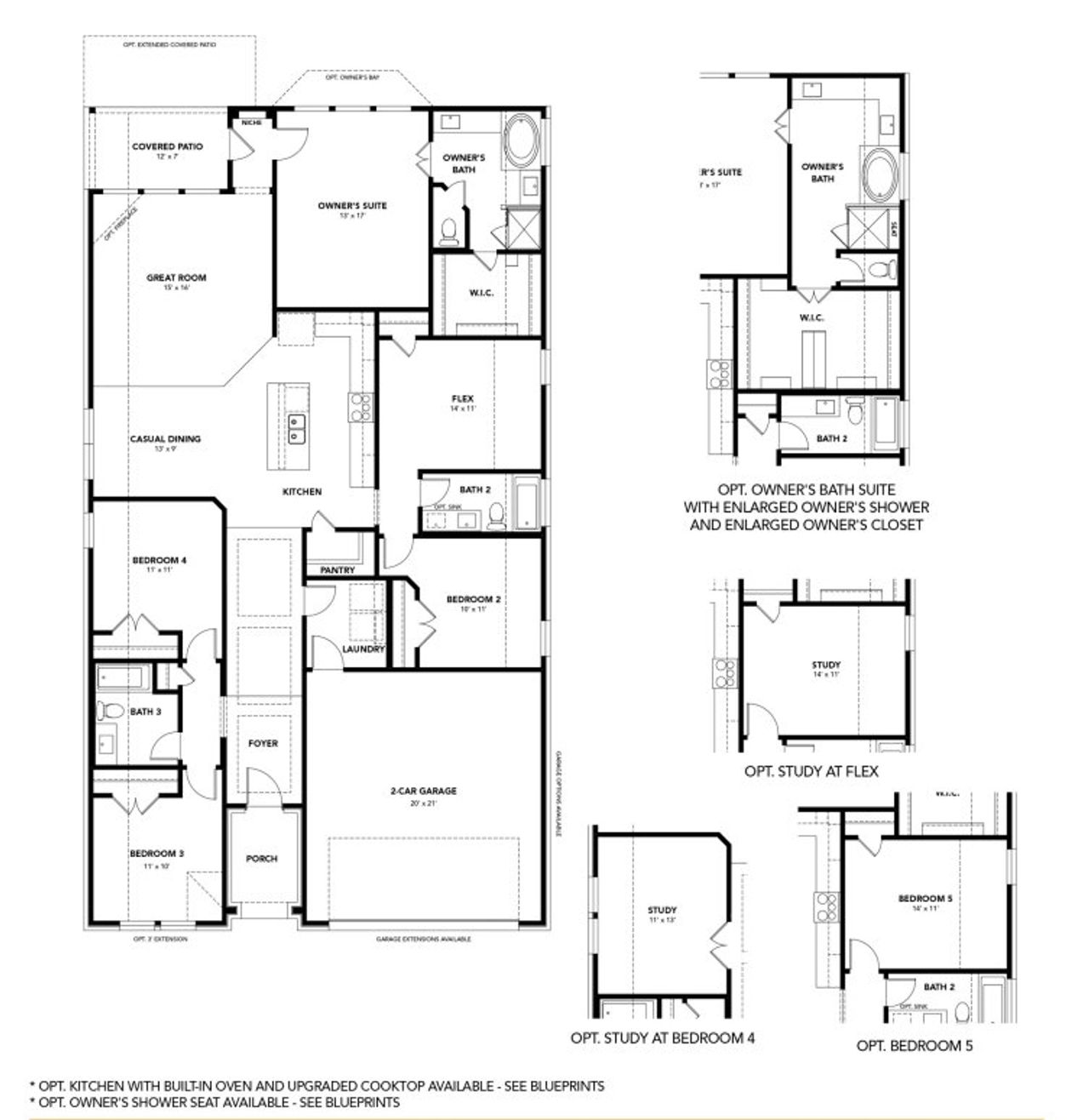 2D floor plan layout for the Juniper by DRB Homes in Thompson Farms, Van Alstyne, TX (Image 2). 2D floor plan layout for the Juniper by DRB Homes in Thompson Farms, Van Alstyne, TX (Image 2).