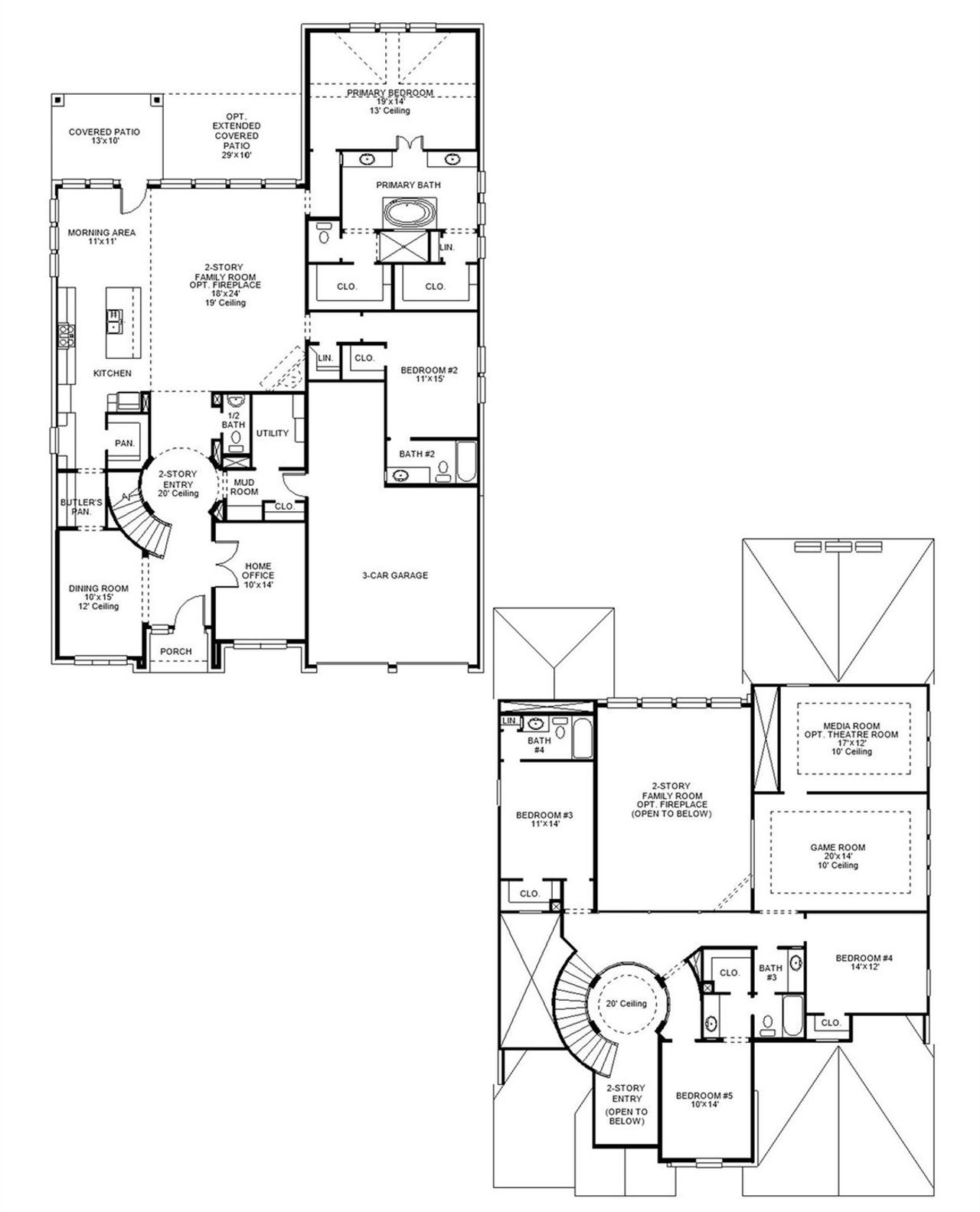 2D floor plan layout of this home in Santa Rita Ranch - Eldorado, Liberty Hill, TX (Image 2). 2D floor plan layout of this home in Santa Rita Ranch - Eldorado, Liberty Hill, TX (Image 2).