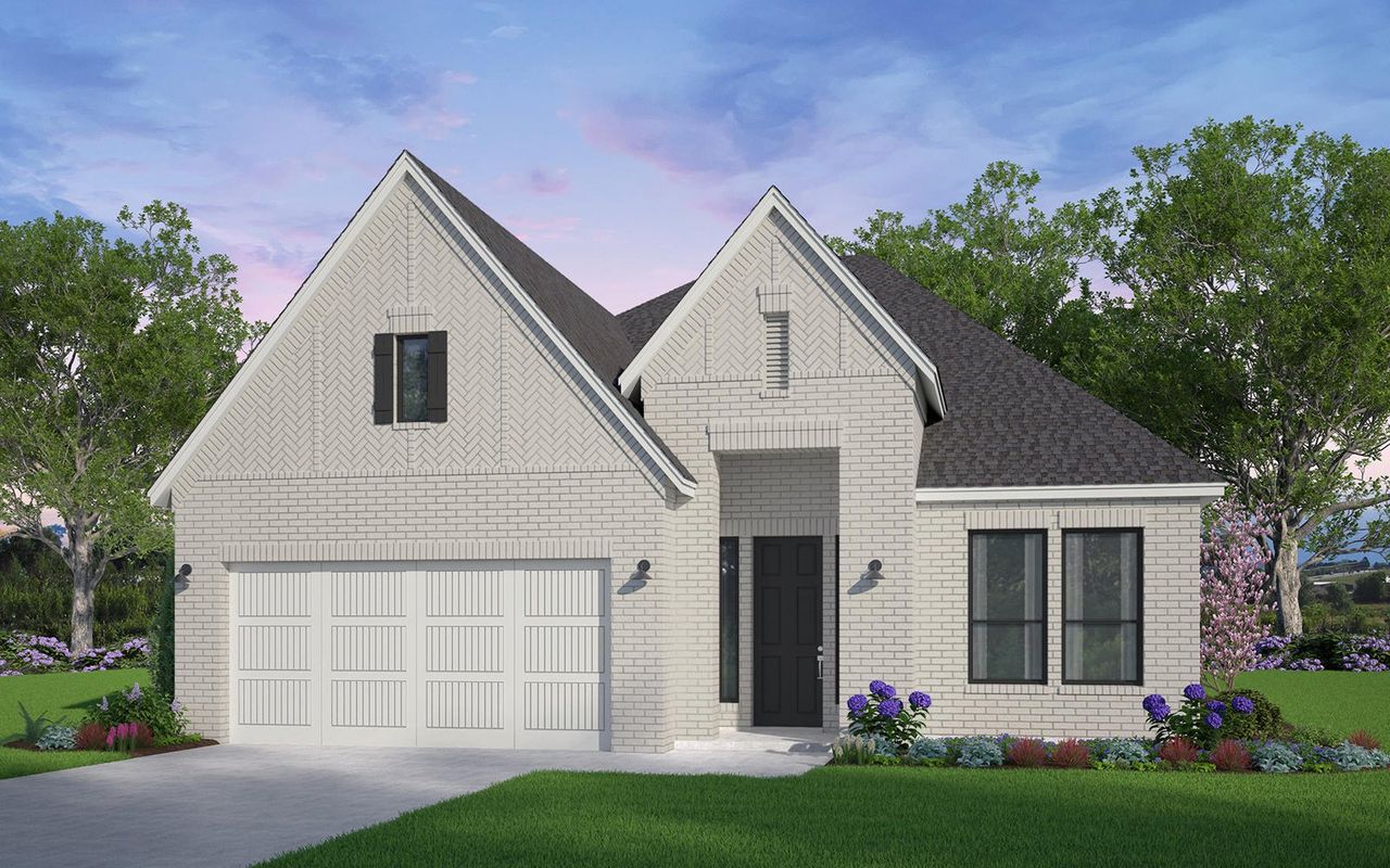 Representative exterior photo of a completed home built from the Knox by Brookfield Residential in Midline, Webster, TX (Image 2).