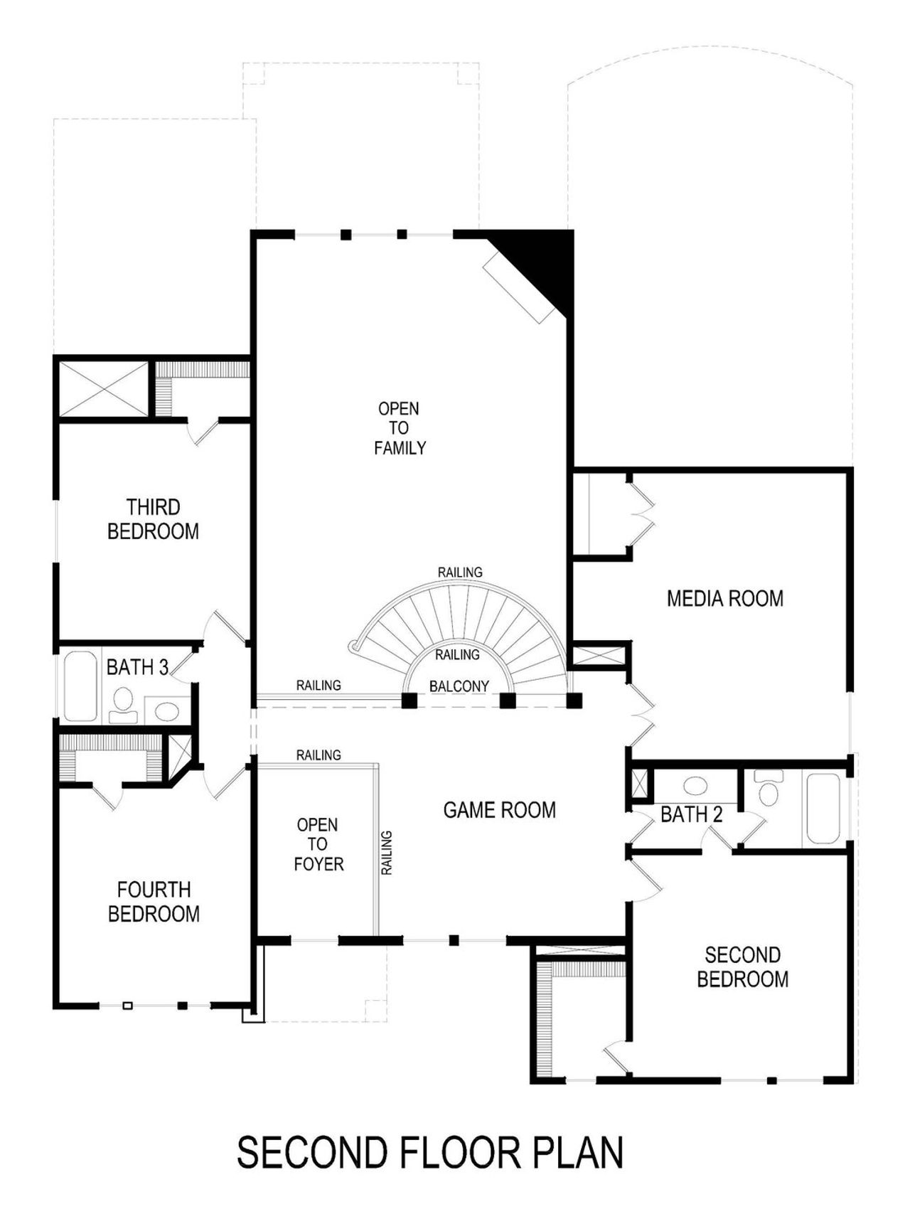 2D floor plan layout of this home in Shady Valley Estates, Midlothian, TX (Image 2). 2D floor plan layout of this home in Shady Valley Estates, Midlothian, TX (Image 2).