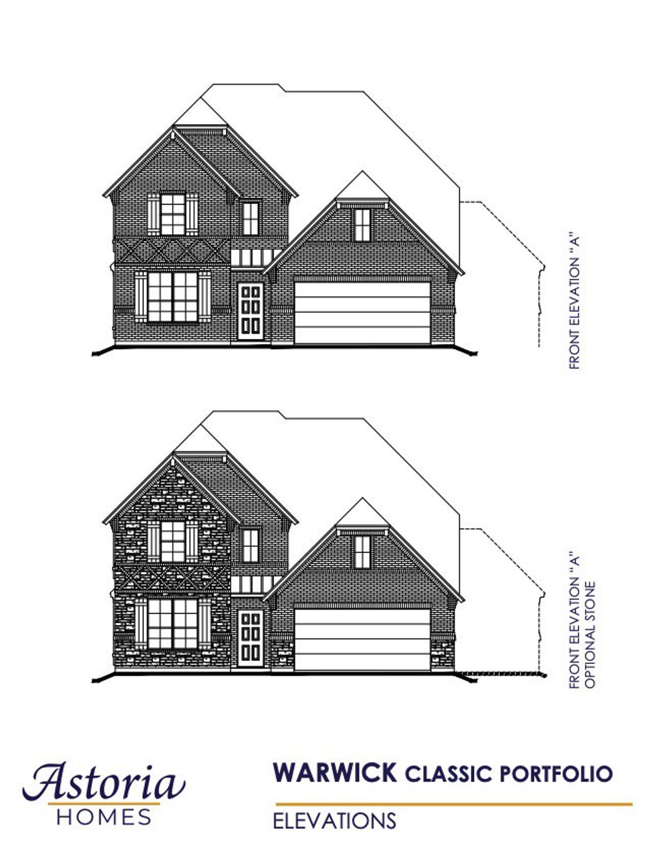 Representative rendering of the exterior for the The Warwick by Astoria Homes (Image 2). Representative rendering of the exterior for the The Warwick by Astoria Homes (Image 2).