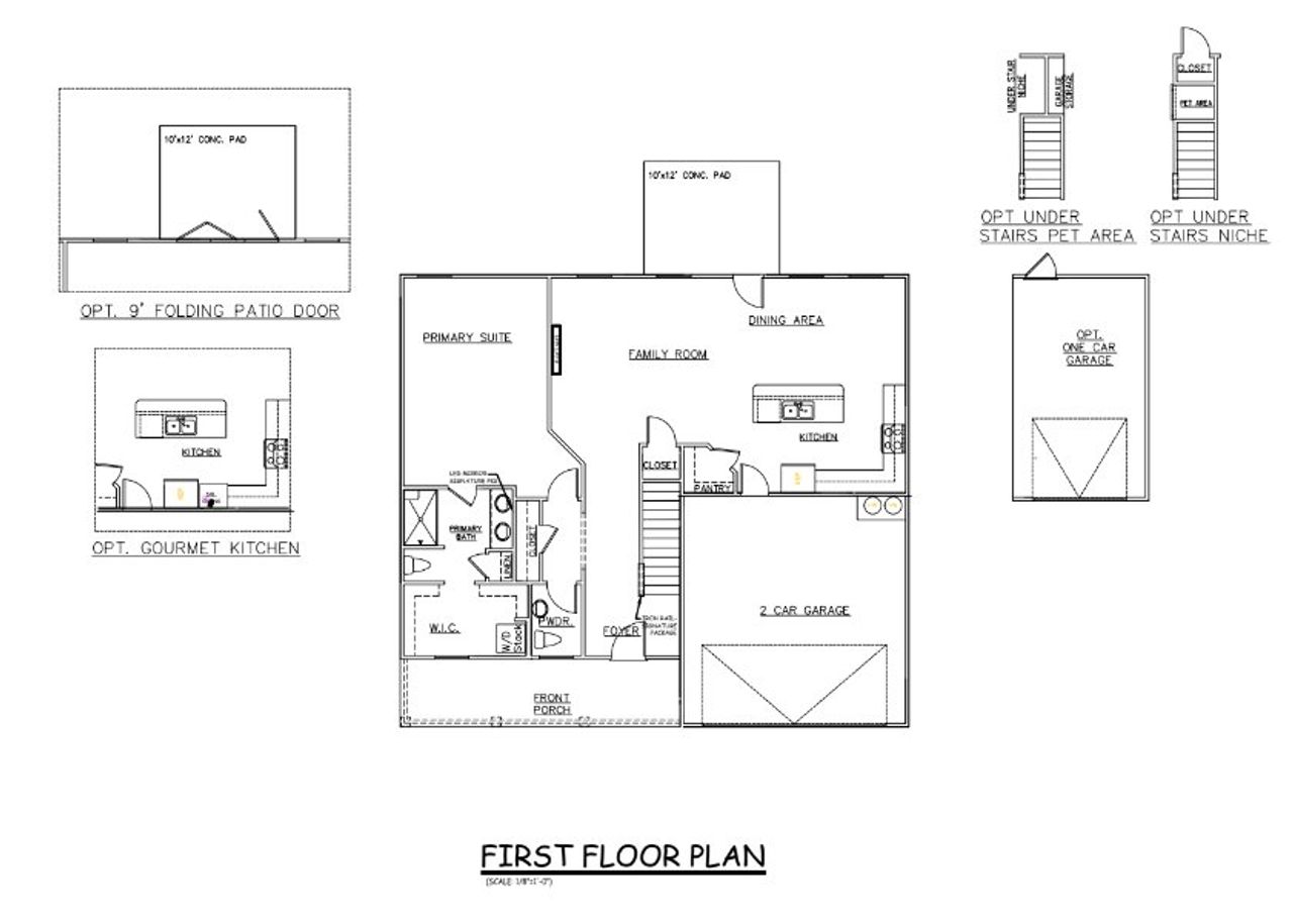 2D floor plan layout for the Mira II - 15686 by Dream Finders Homes in The Woodlands Preserve, Jackson, GA (Image 2).