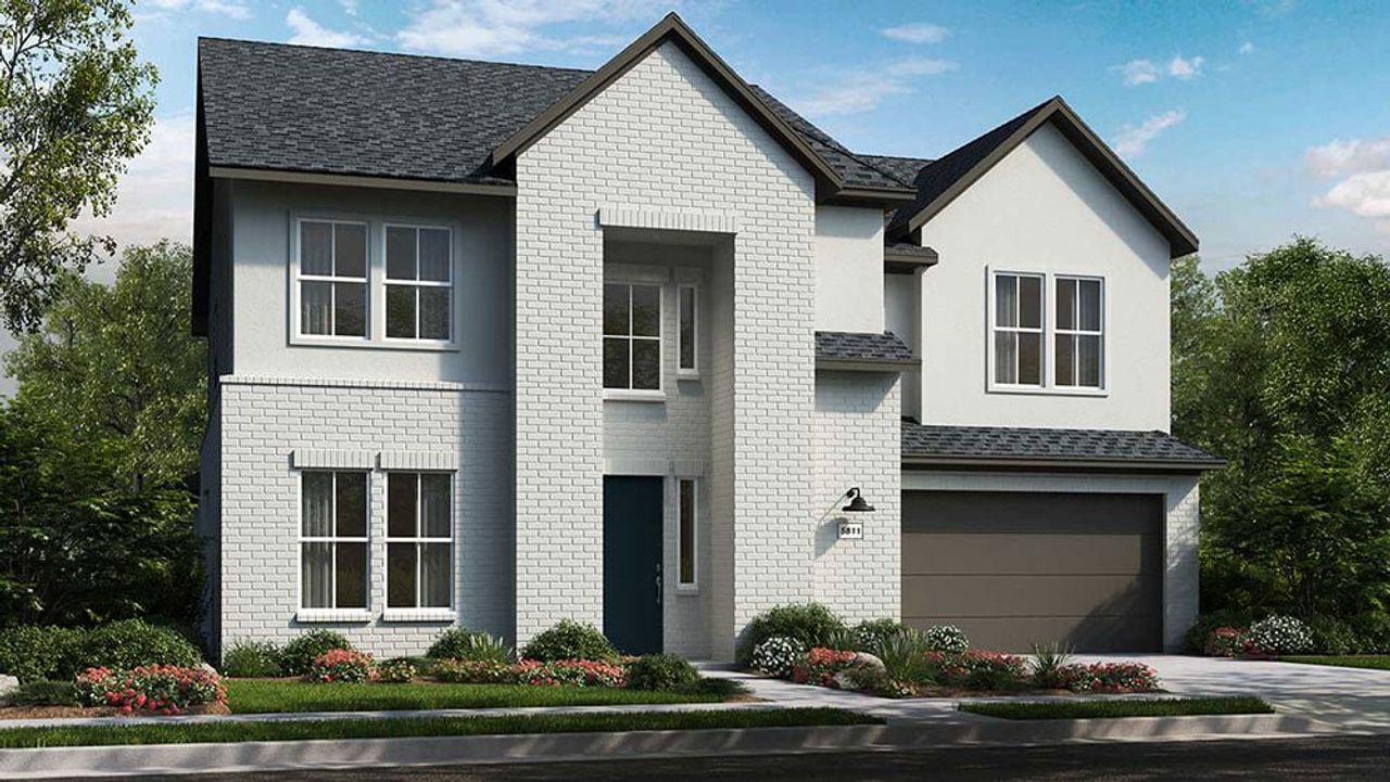 Representative exterior photo of a completed home built from the Rialto by Taylor Morrison in Avalon at Cypress 60s, Cypress, TX (Image 2).