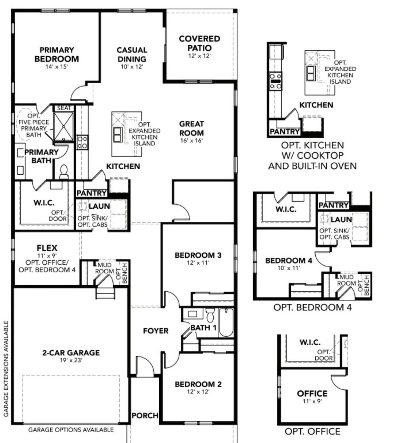 2D floor plan layout for the Charleston - Premier by Brightland Homes in Trevenna, Windsor, CO (Image 2). 2D floor plan layout for the Charleston - Premier by Brightland Homes in Trevenna, Windsor, CO (Image 2).