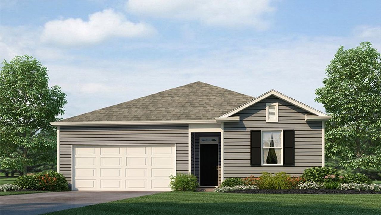 Representative exterior photo of a completed home built from the Kerry by D.R. Horton in Champion's Run, Lithonia, GA (Image 2).