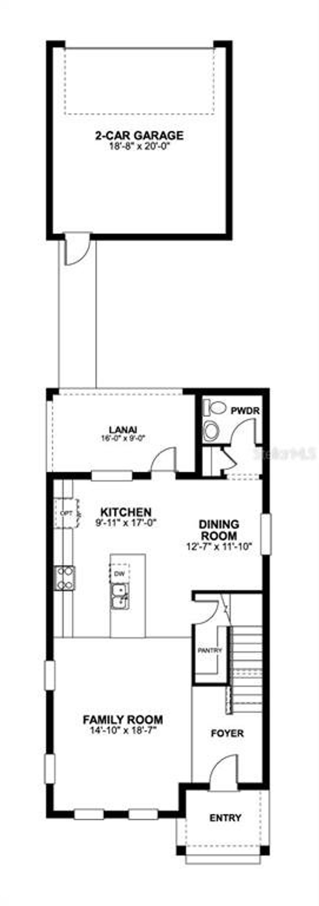 2D floor plan layout of this home in Lake Star at Ovation, Winter Garden, FL (Image 2). 2D floor plan layout of this home in Lake Star at Ovation, Winter Garden, FL (Image 2).