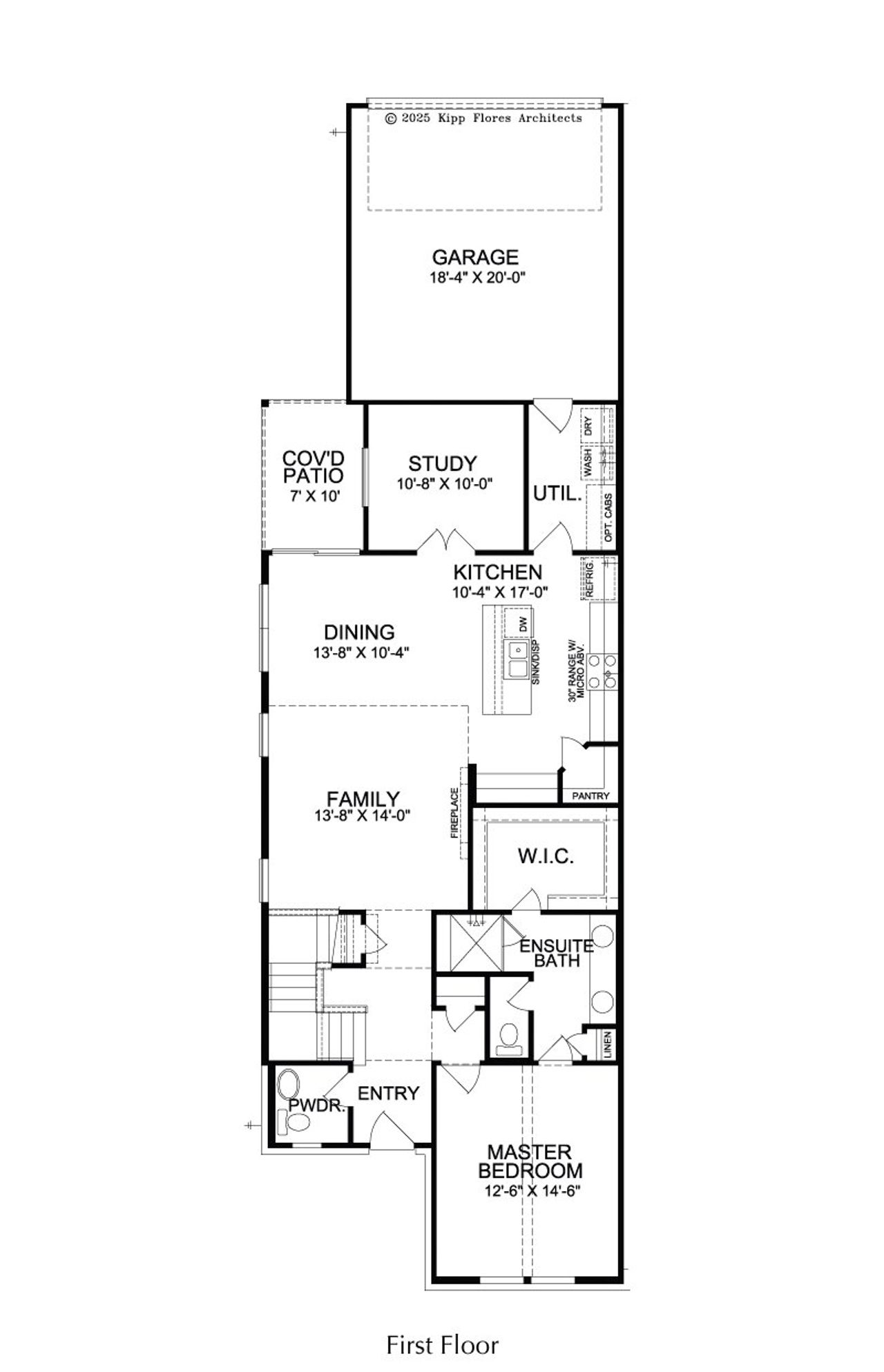 2D floor plan layout of this home in Fields - East Village, Frisco, TX (Image 2).