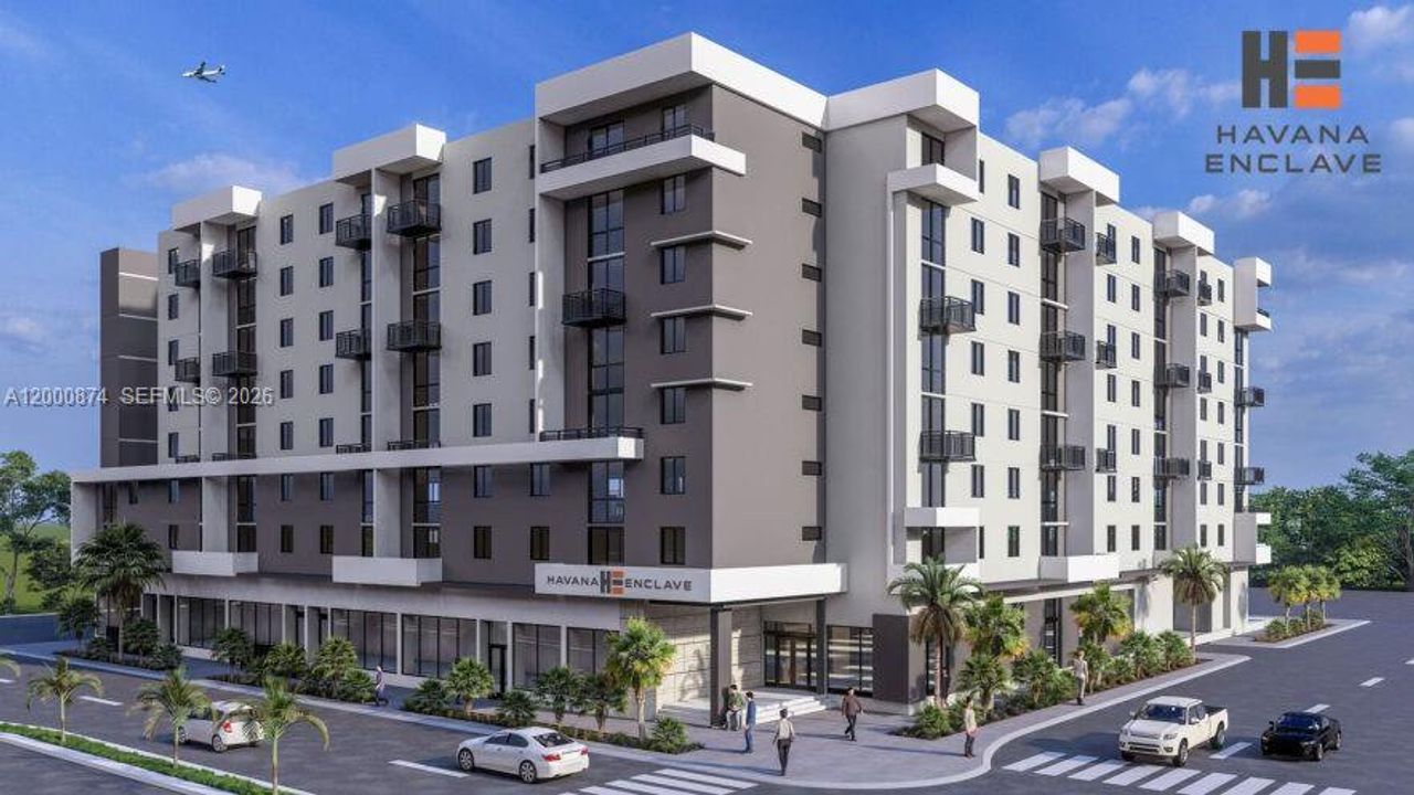 Condo located in Miami, FL showcasing its design and architecture (Image 2).