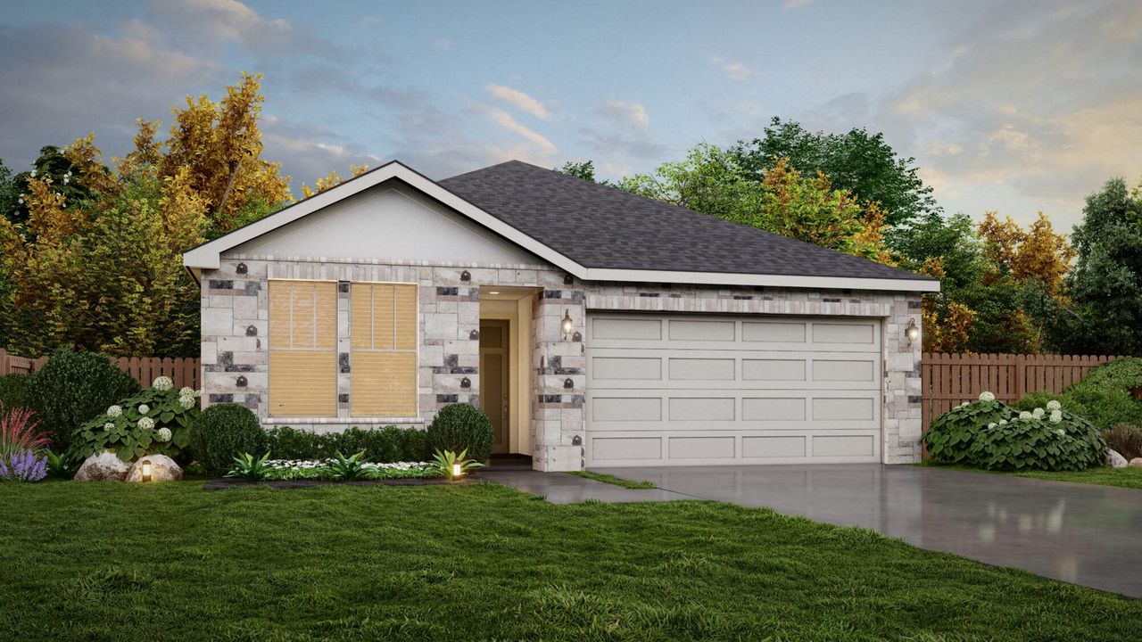 Garden View Elevation B Garden View Elevation B