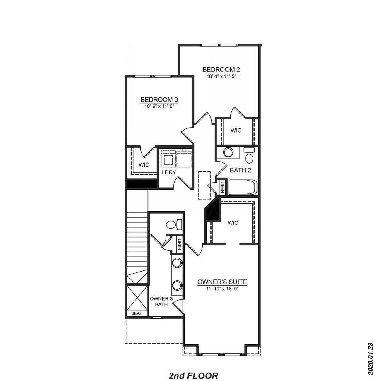 2D floor plan layout of this home in The Townes at Stonecrest, Hendersonville, NC (Image 2). 2D floor plan layout of this home in The Townes at Stonecrest, Hendersonville, NC (Image 2).