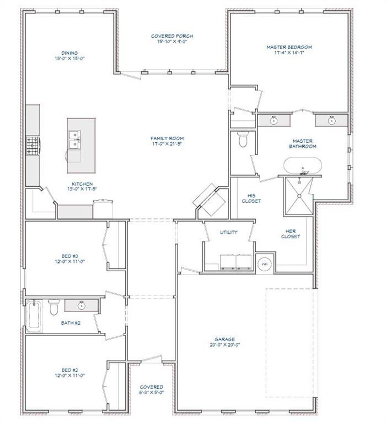 2D floor plan layout of this home in , Benbrook, TX (Image 2). 2D floor plan layout of this home in , Benbrook, TX (Image 2).