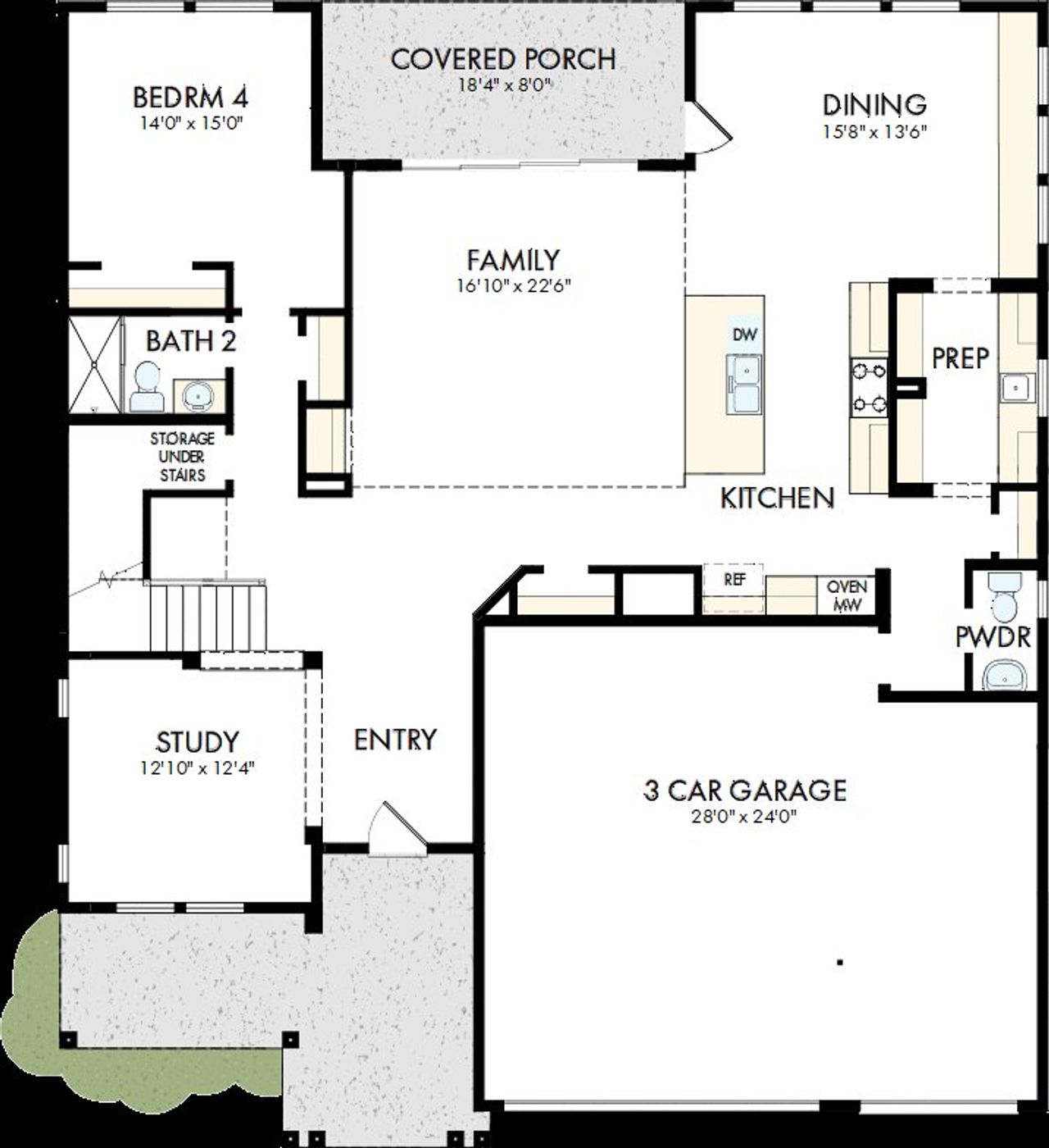 2D floor plan layout of this home in Havencroft, Woodstock, GA (Image 2). 2D floor plan layout of this home in Havencroft, Woodstock, GA (Image 2).