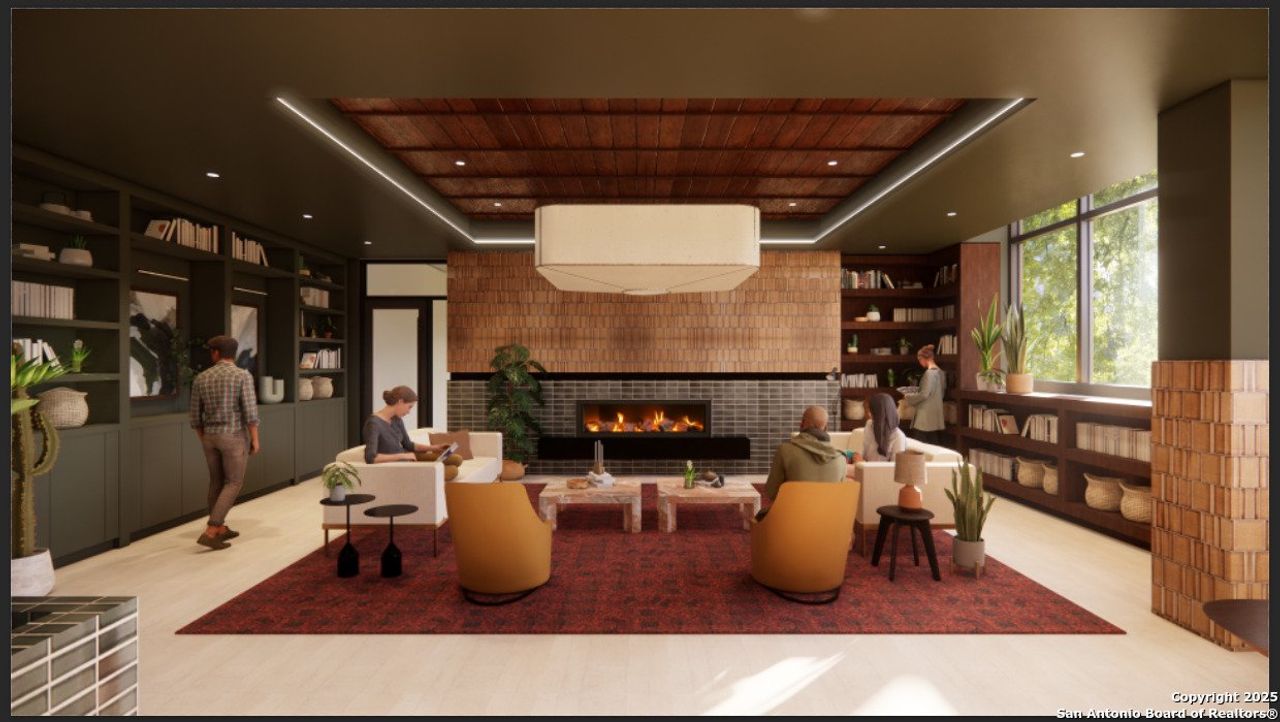 Furnished interior view inside a new home in , San Antonio (Image 2).