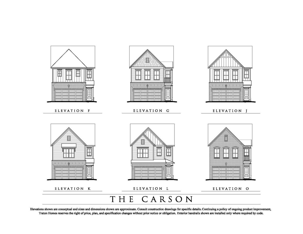 Image 2 representing the Carson by Traton Homes in Winsome Park, Woodstock, GA.