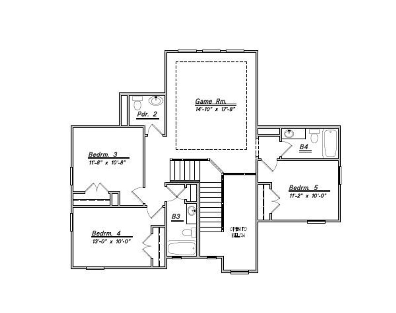 2D floor plan layout for the Floor Plan 2944 by Colina Homes in River Ranch, Dayton, TX (Image 2). 2D floor plan layout for the Floor Plan 2944 by Colina Homes in River Ranch, Dayton, TX (Image 2).