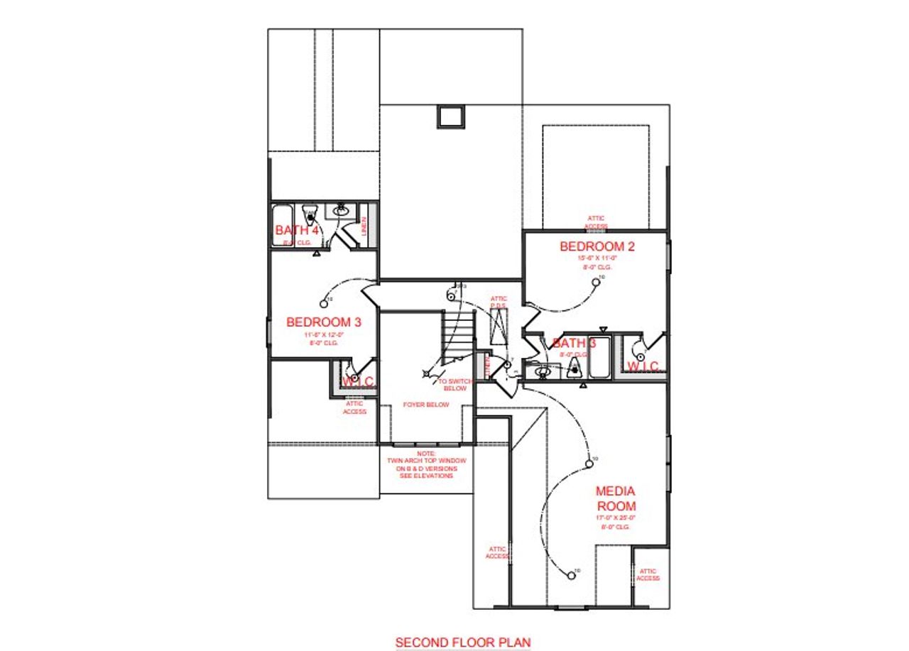 2D floor plan layout for the Crawford D by Freedom Home Builders in Crestwick, Griffin, GA (Image 2). 2D floor plan layout for the Crawford D by Freedom Home Builders in Crestwick, Griffin, GA (Image 2).