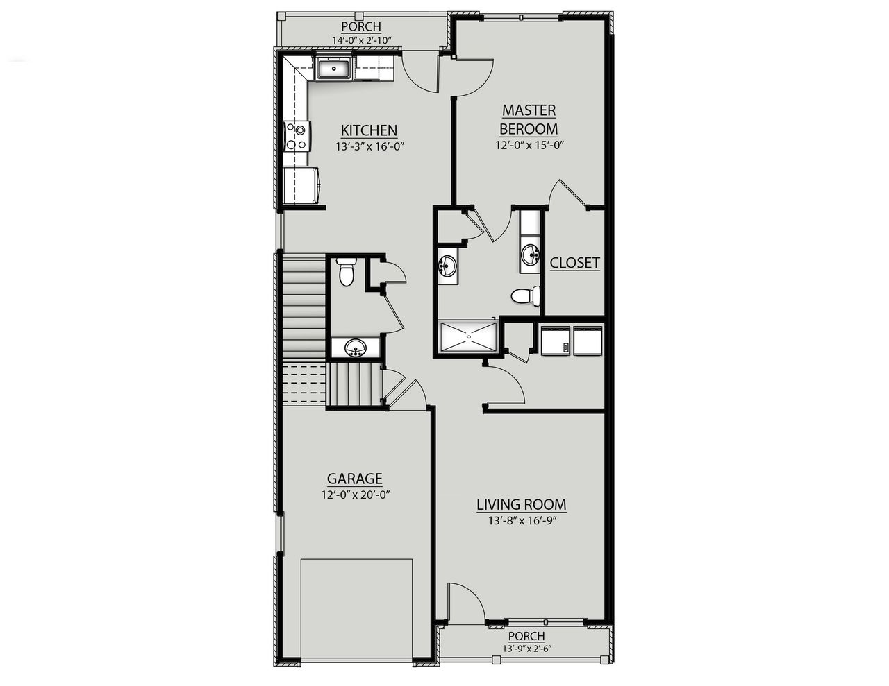 2D floor plan layout of this home in Saddlebrook, Murfreesboro, TN (Image 2). 2D floor plan layout of this home in Saddlebrook, Murfreesboro, TN (Image 2).