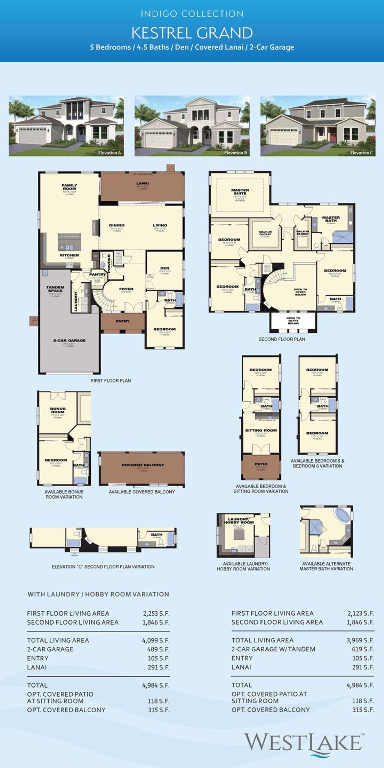 2D floor plan layout for the Kestrel Grand by Minto Communities in Westlake, Westlake, FL (Image 2). 2D floor plan layout for the Kestrel Grand by Minto Communities in Westlake, Westlake, FL (Image 2).