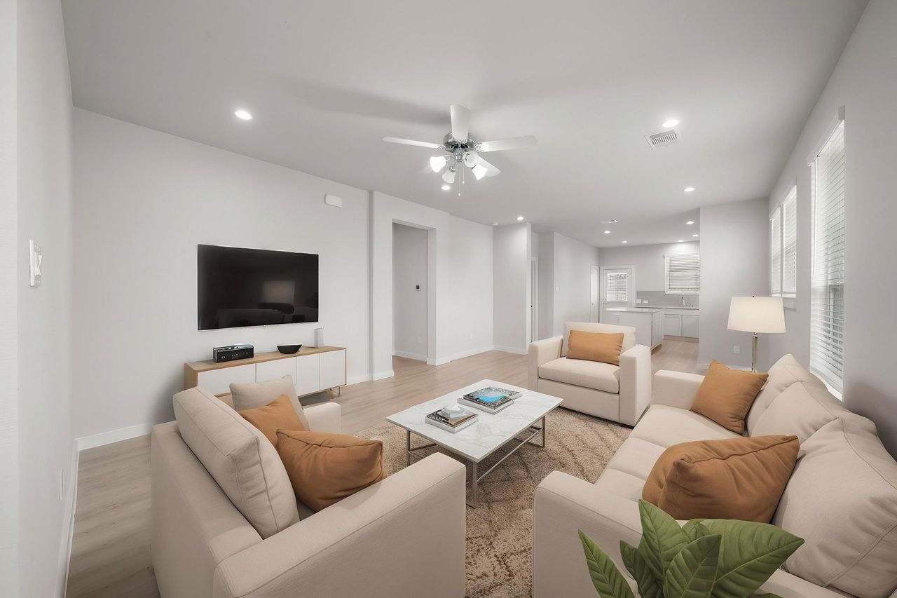 Furnished interior view inside a new home in Audubon, Magnolia (Image 2).