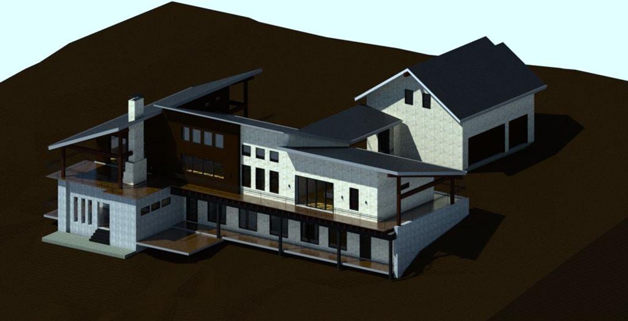 AI Generated Model of Back Elevation