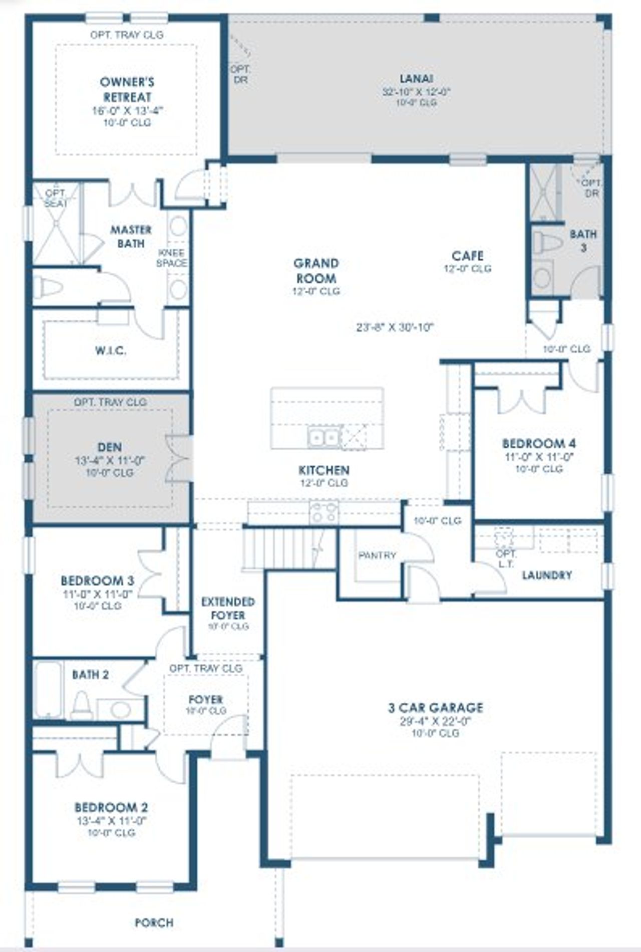 2D floor plan layout of this home in Mirada, San Antonio, FL (Image 2). 2D floor plan layout of this home in Mirada, San Antonio, FL (Image 2).