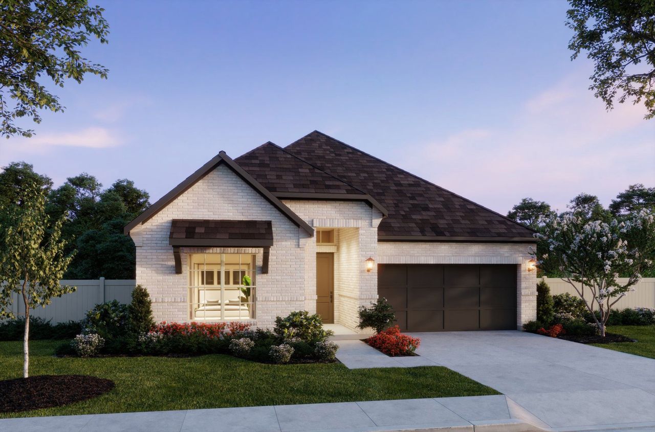 Representative exterior photo of a completed home built from the Benoit by Normandy Homes in Cross Creek Meadows 55' & 60' Series, Celina, TX (Image 2).