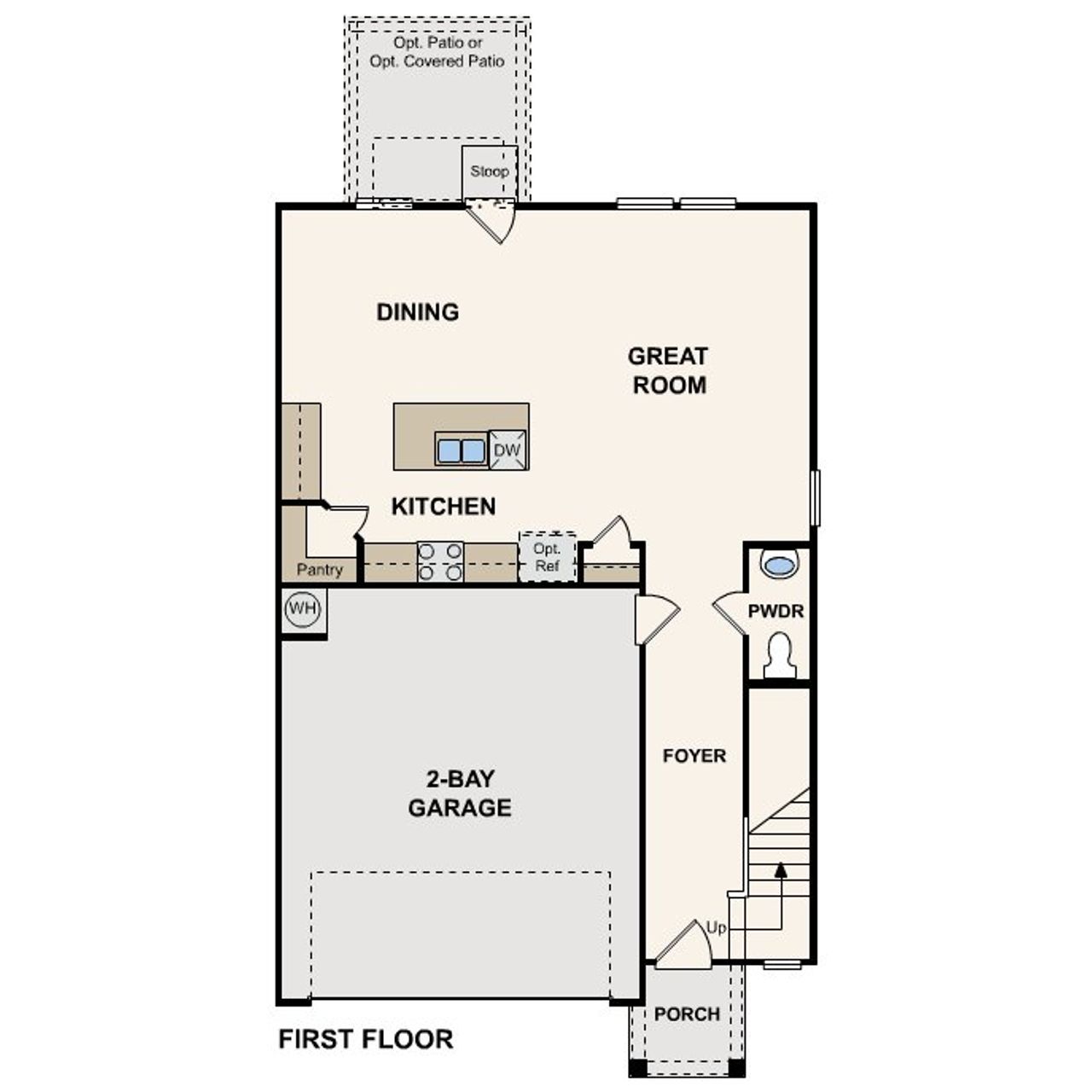 2D floor plan layout of this home in Agave, San Antonio, TX (Image 2). 2D floor plan layout of this home in Agave, San Antonio, TX (Image 2).
