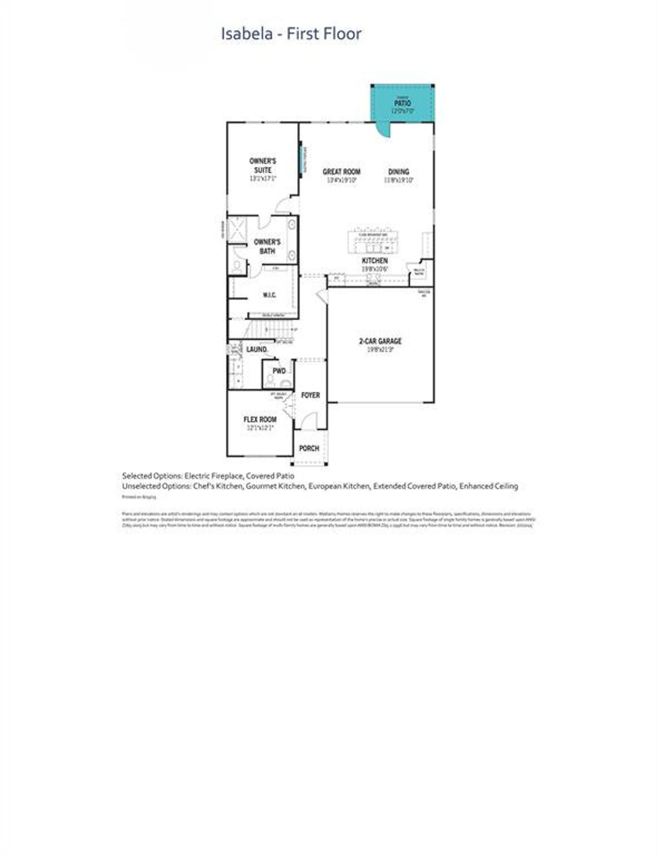 Isabela - First Floor Isabela - First Floor