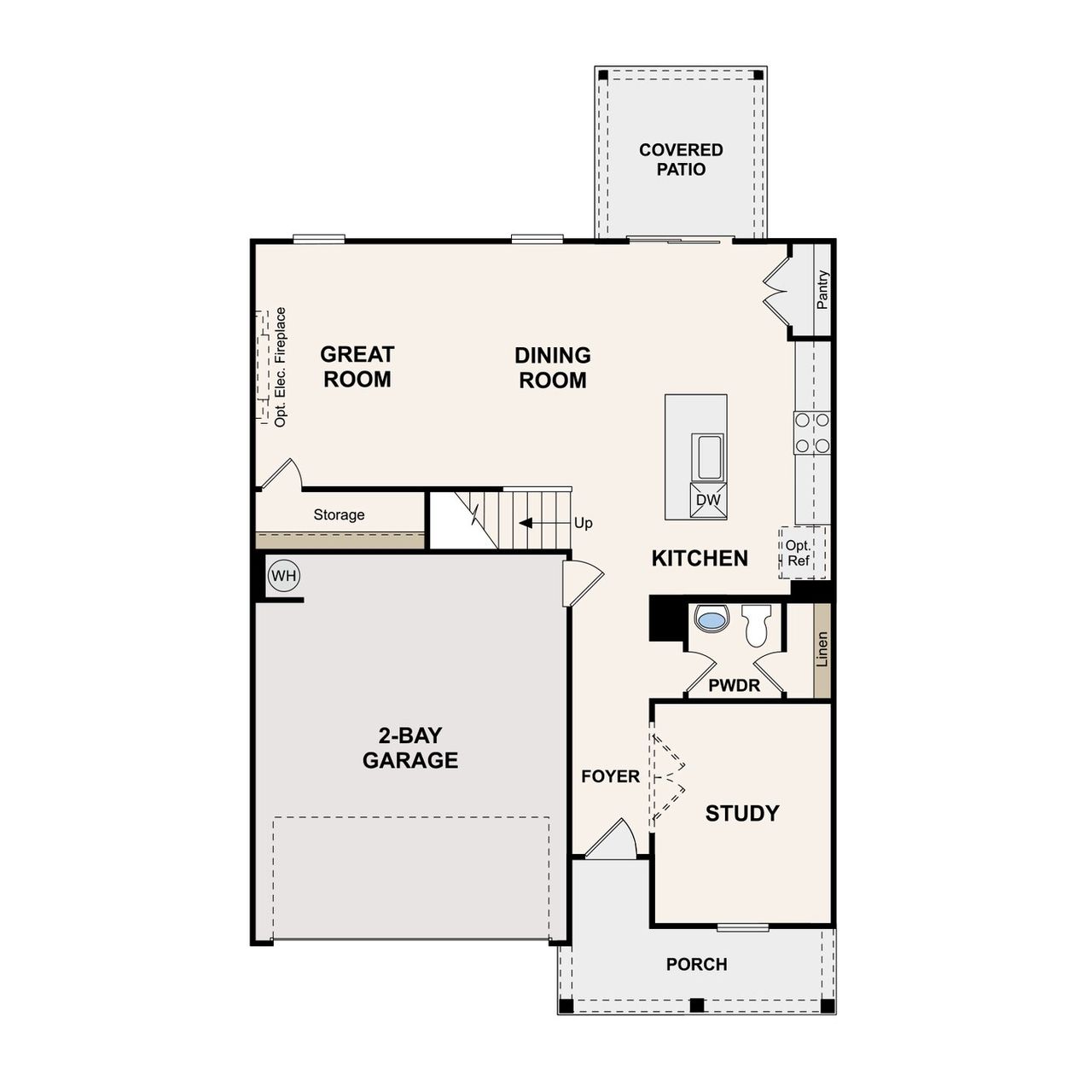 2D floor plan layout of this home in Barton Hills, Spring Hill, TN (Image 2). 2D floor plan layout of this home in Barton Hills, Spring Hill, TN (Image 2).