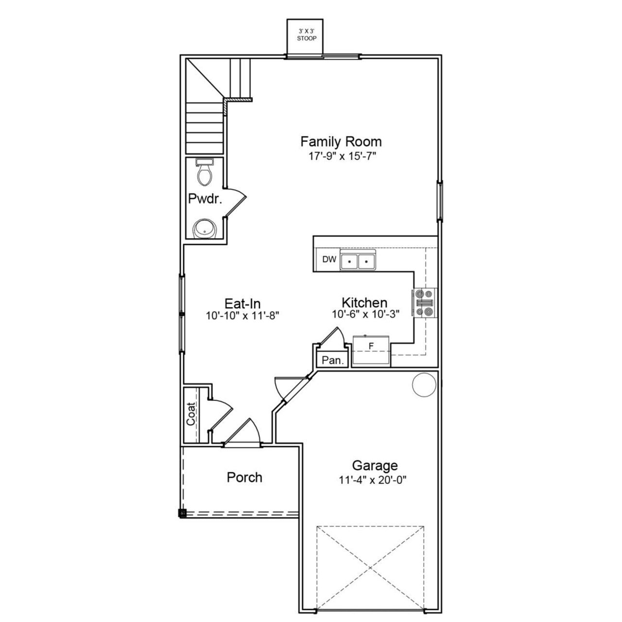 2D floor plan layout of this home in Pinecrest, West Columbia, SC (Image 2).
