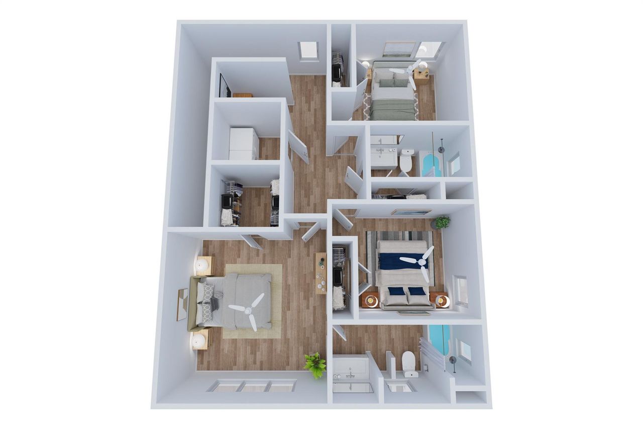 2nd floor rendering - selections are subject to change