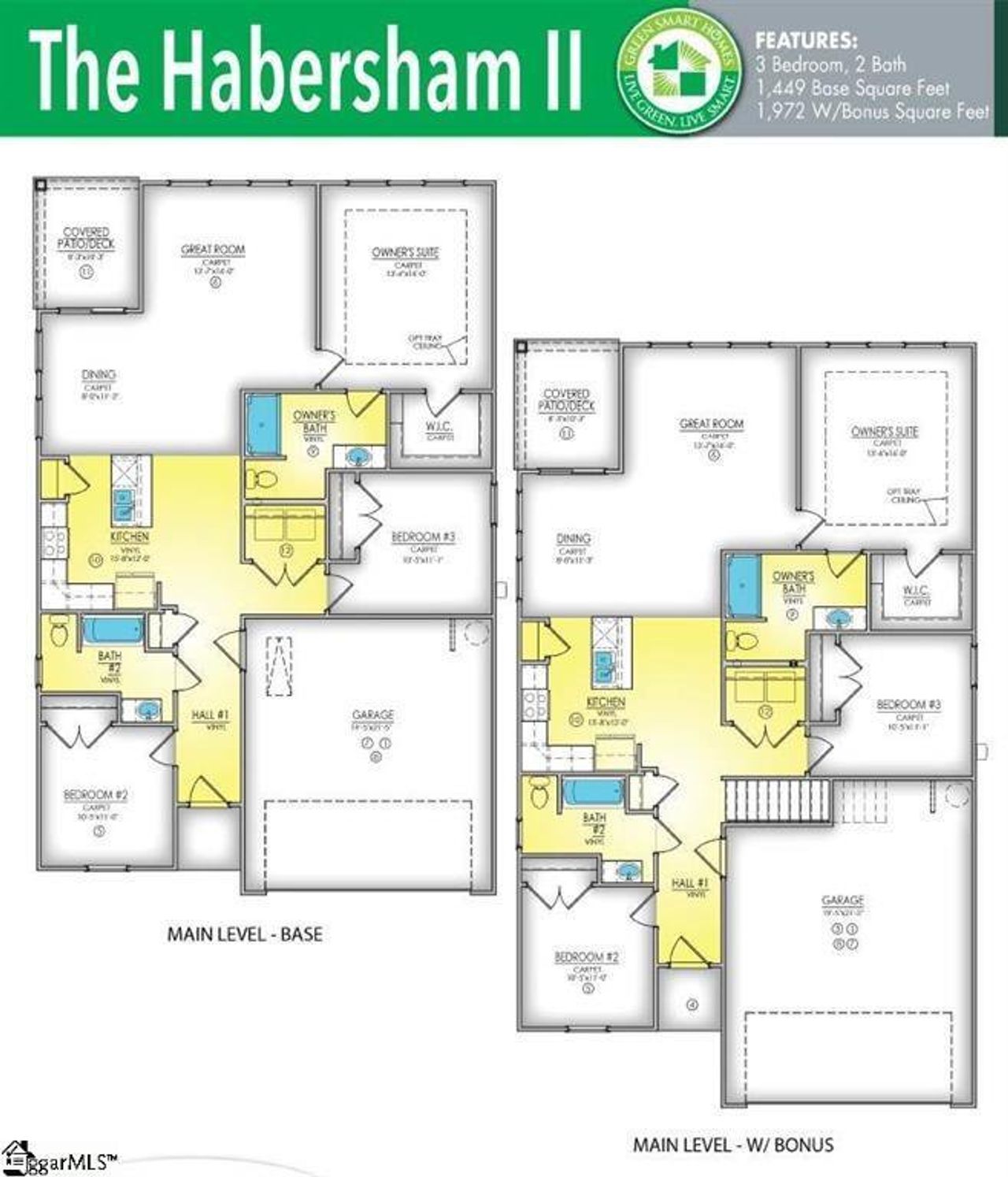 2D floor plan layout of this home in Springwood Grove, Central, SC (Image 2). 2D floor plan layout of this home in Springwood Grove, Central, SC (Image 2).