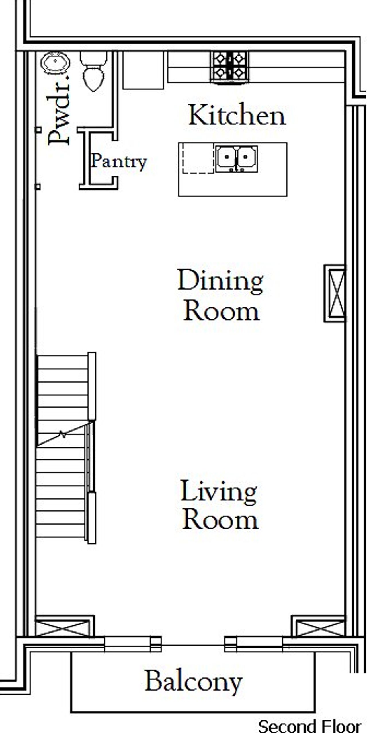 2D floor plan layout for the The League by Coventry Homes in Townhomes at Ballpark, Arlington, TX (Image 2). 2D floor plan layout for the The League by Coventry Homes in Townhomes at Ballpark, Arlington, TX (Image 2).