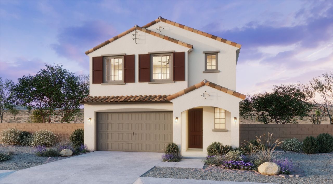 Representative exterior photo of a completed home built from the Ascend by Risewell Homes in Blossom Rock, Apache Junction, AZ (Image 2).