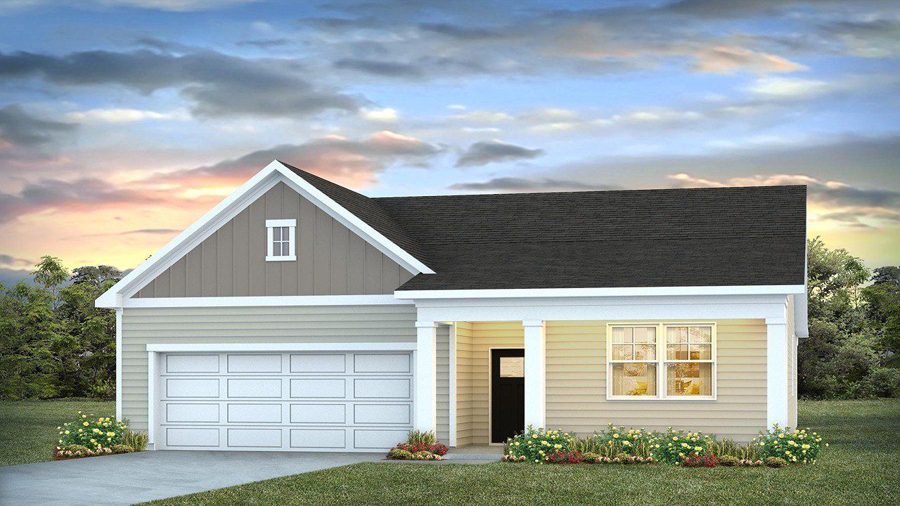 Representative exterior photo of a completed home built from the Cali by D.R. Horton in Sheep Island, Summerville, SC (Image 2).