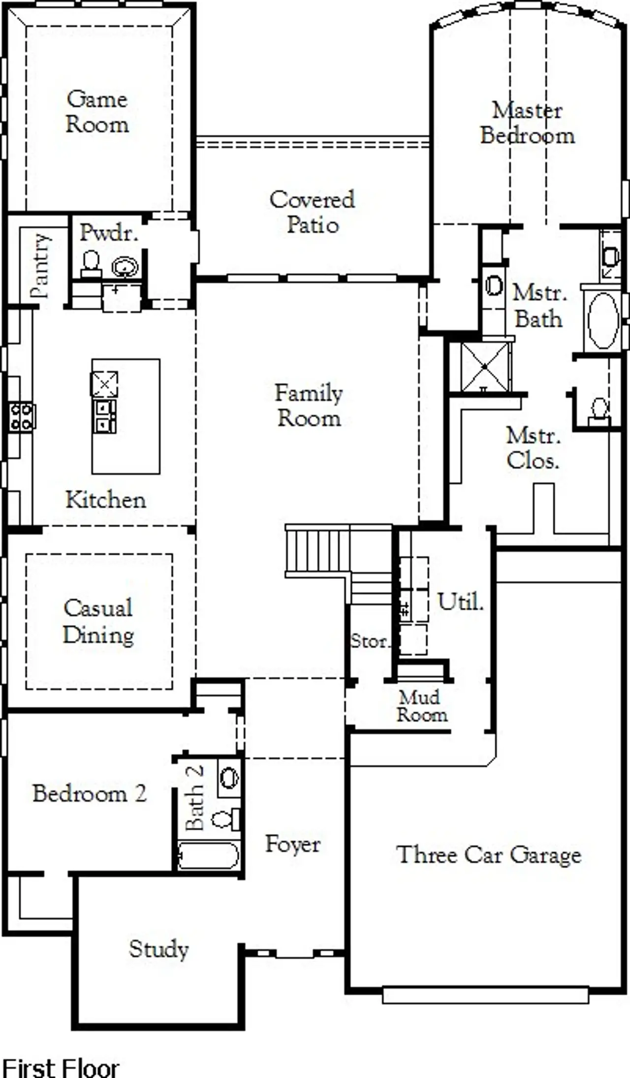 2D floor plan layout for the Murchison 60' Homesites by Coventry Homes in Pomona 60', Manvel, TX (Image 2). 2D floor plan layout for the Murchison 60' Homesites by Coventry Homes in Pomona 60', Manvel, TX (Image 2).