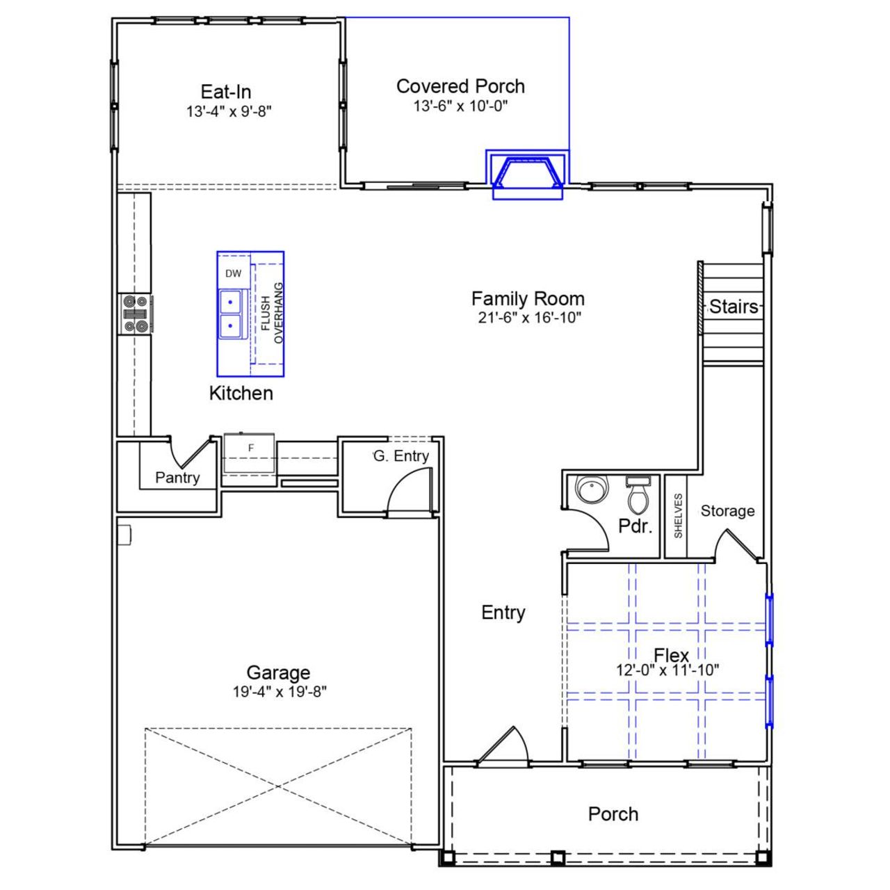 2D floor plan layout of this home in Pebble Branch, Chapin, SC (Image 2). 2D floor plan layout of this home in Pebble Branch, Chapin, SC (Image 2).
