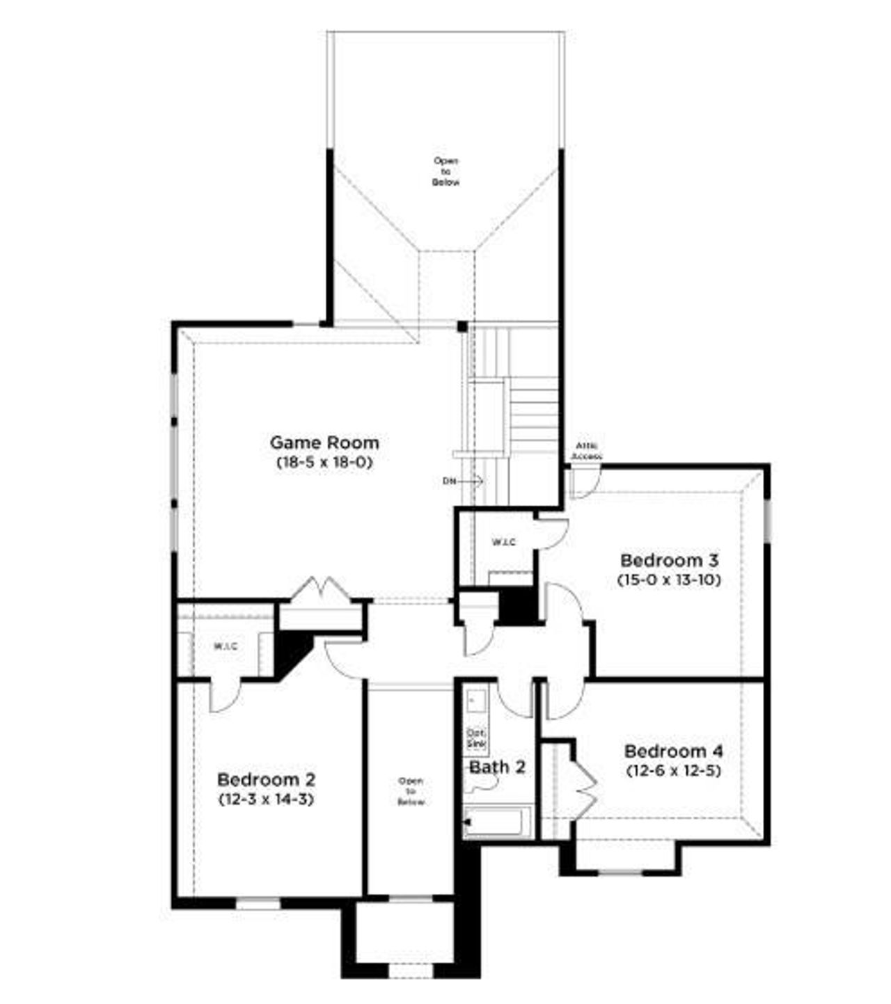 2D floor plan layout of this home in Spring Creek, Taylor, TX (Image 2). 2D floor plan layout of this home in Spring Creek, Taylor, TX (Image 2).