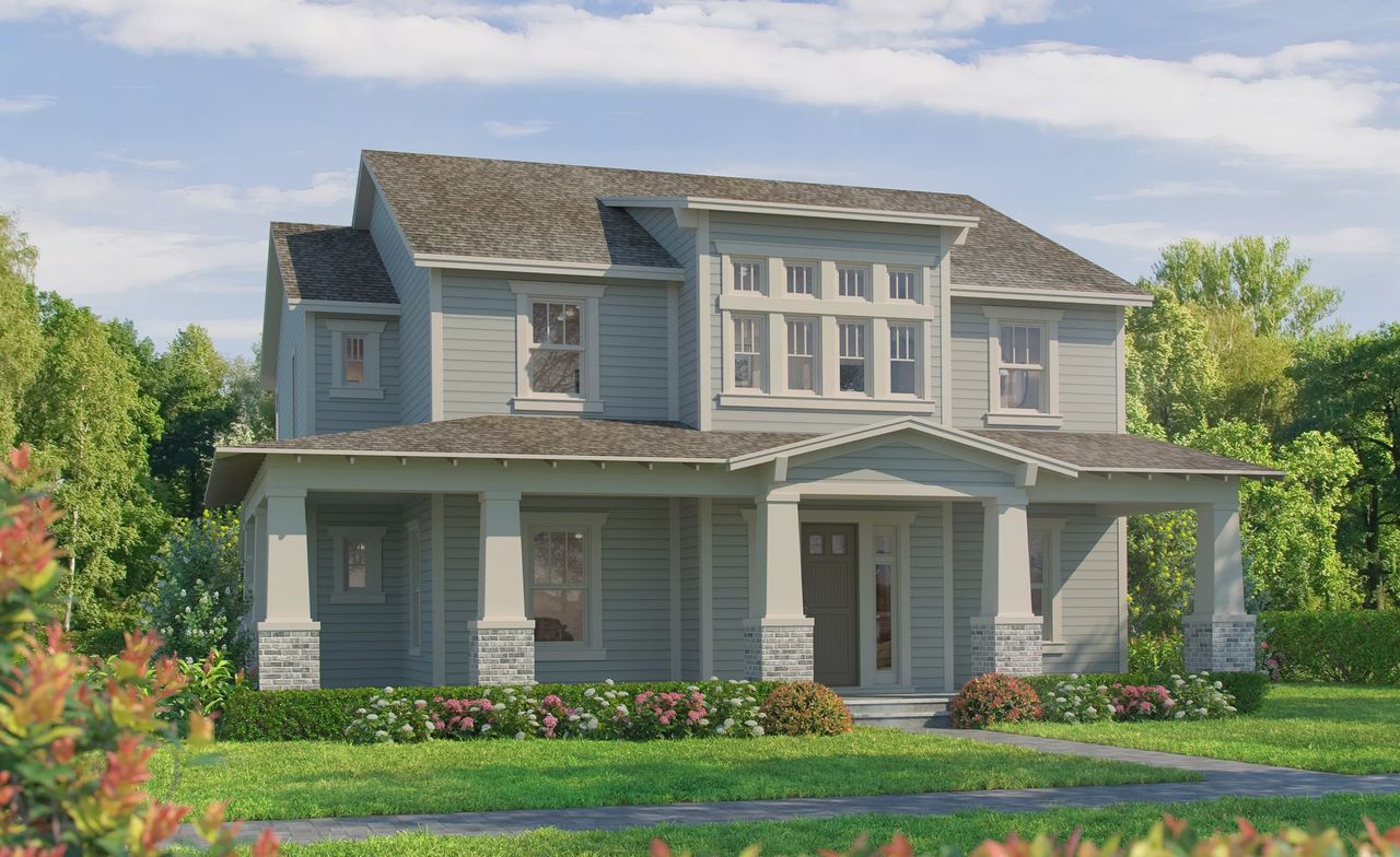 Representative exterior photo of a completed home built from the Avondale by ICI Homes in Seven Pines, Jacksonville, FL (Image 2).