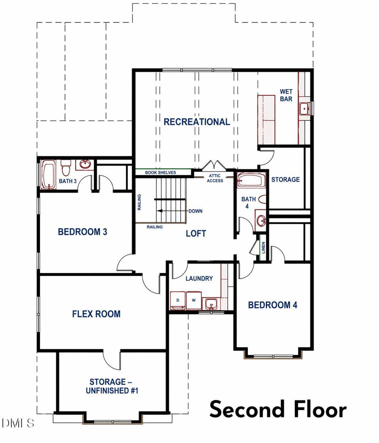Floor Plan Second Floor