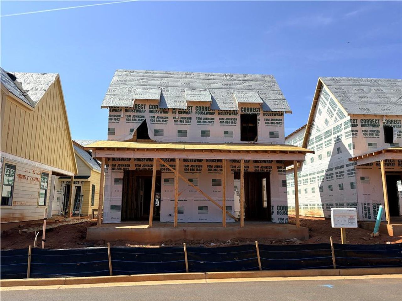In-progress construction of a new home in , Watkinsville, GA (Image 2).