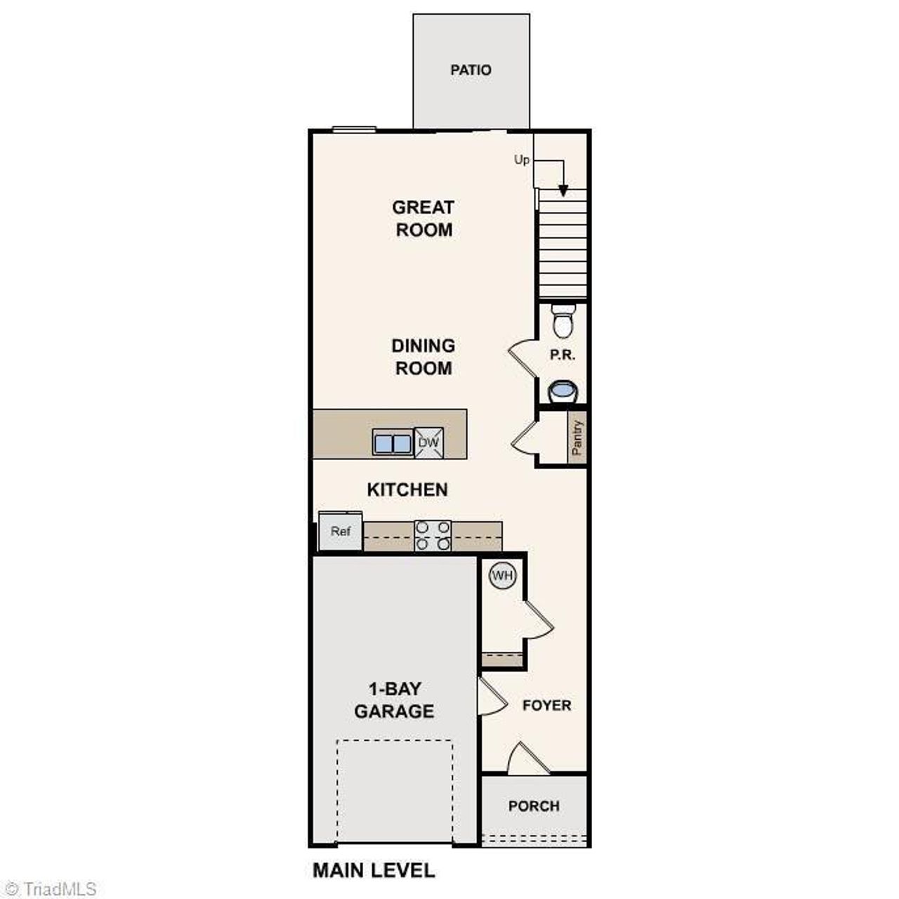 2D floor plan layout of this home in , Lexington, NC (Image 2).