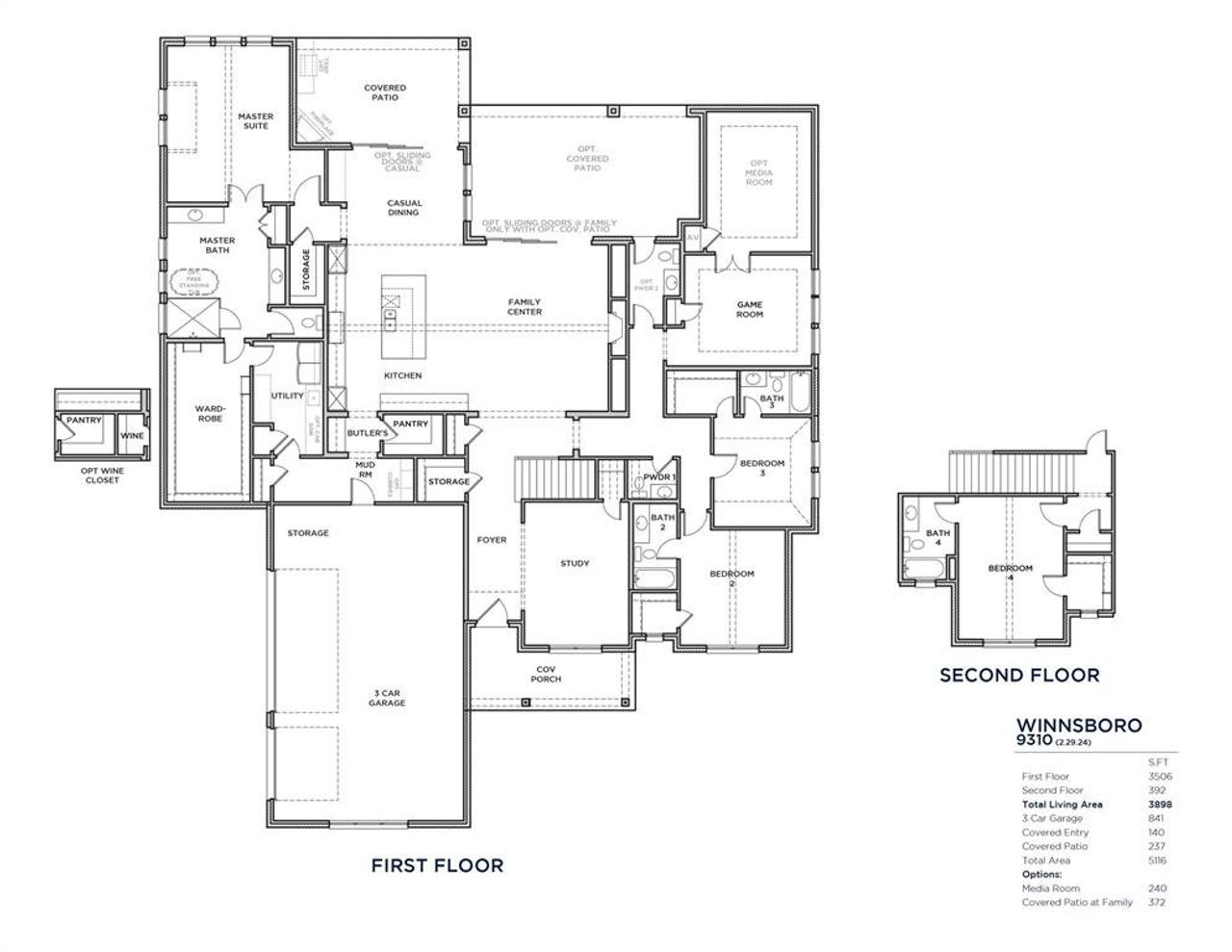 2D floor plan layout of this home in Winding Creek, Rockwall, TX (Image 2). 2D floor plan layout of this home in Winding Creek, Rockwall, TX (Image 2).