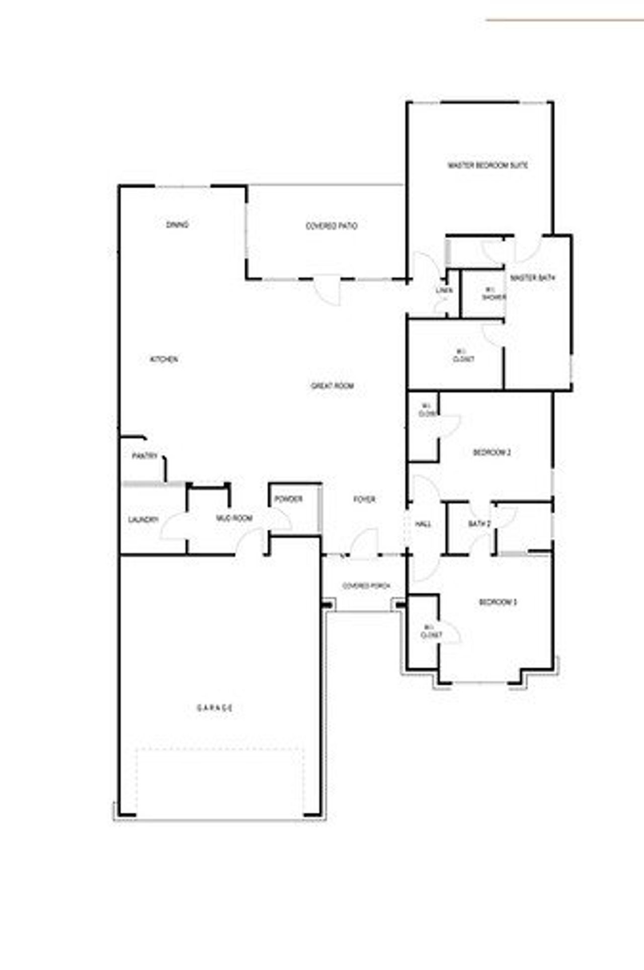 2D floor plan layout for the The Post Oak by Neiman-Foster Homes and Construction in The Enclave at Barton Creek Lakeside, Spicewood, TX (Image 2). 2D floor plan layout for the The Post Oak by Neiman-Foster Homes and Construction in The Enclave at Barton Creek Lakeside, Spicewood, TX (Image 2).