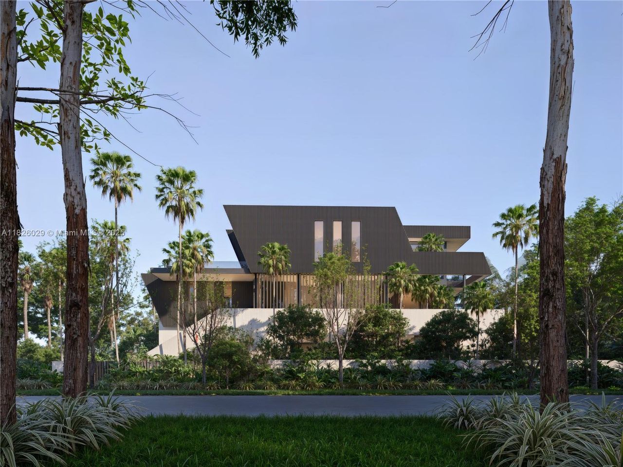Front exterior of a new home in , Miami Beach, FL, highlighting curb appeal (Image 2).